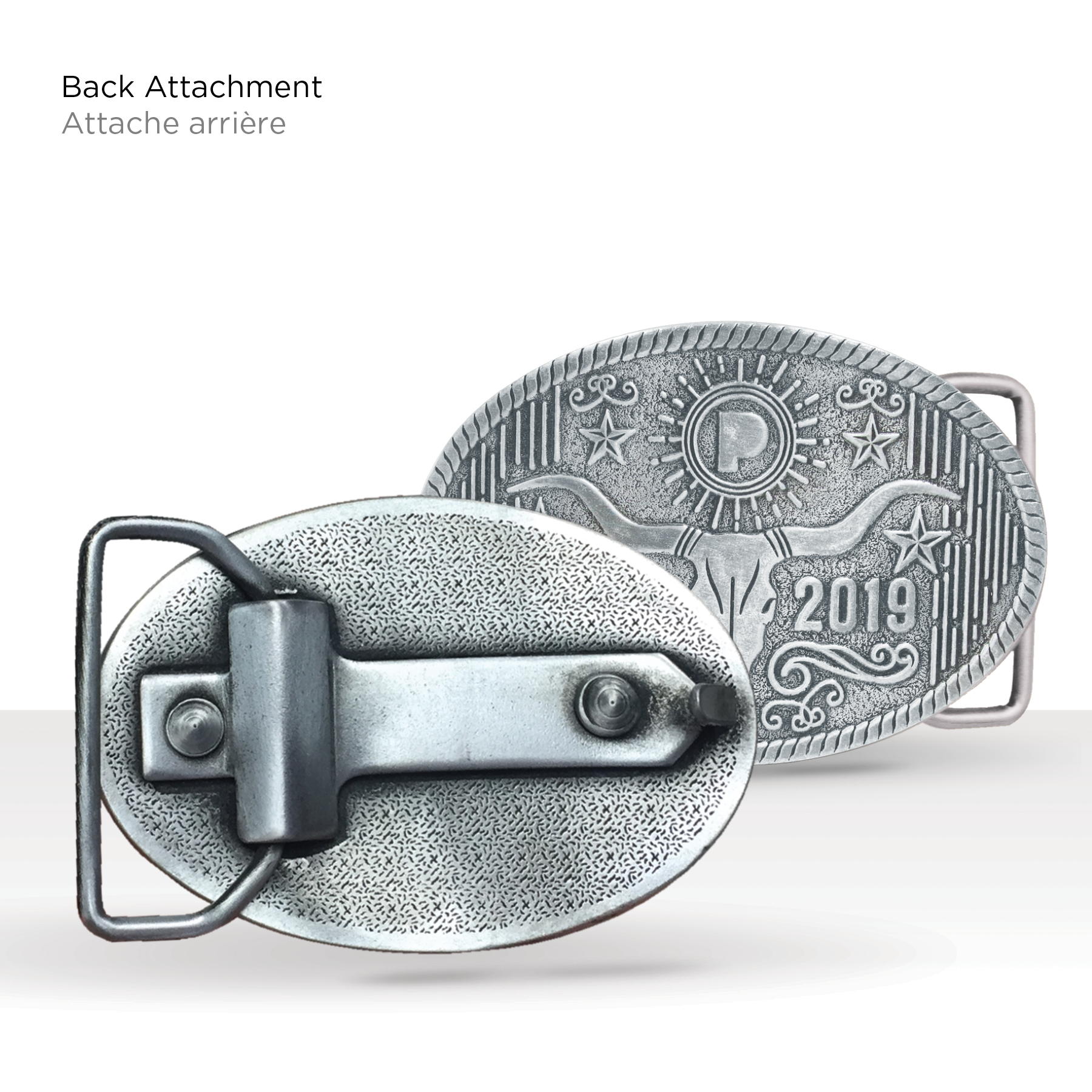 Pewter Belt Buckle (2 x 3 in) 9