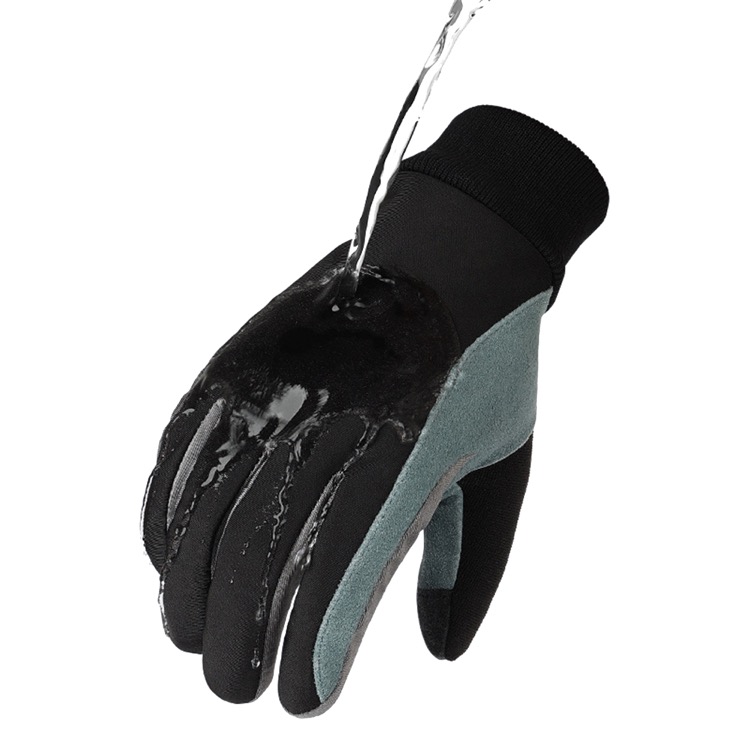 Outdoor Sports, Skiing, Cycling, Touch Screen Anti-Cold Deerskin Gloves