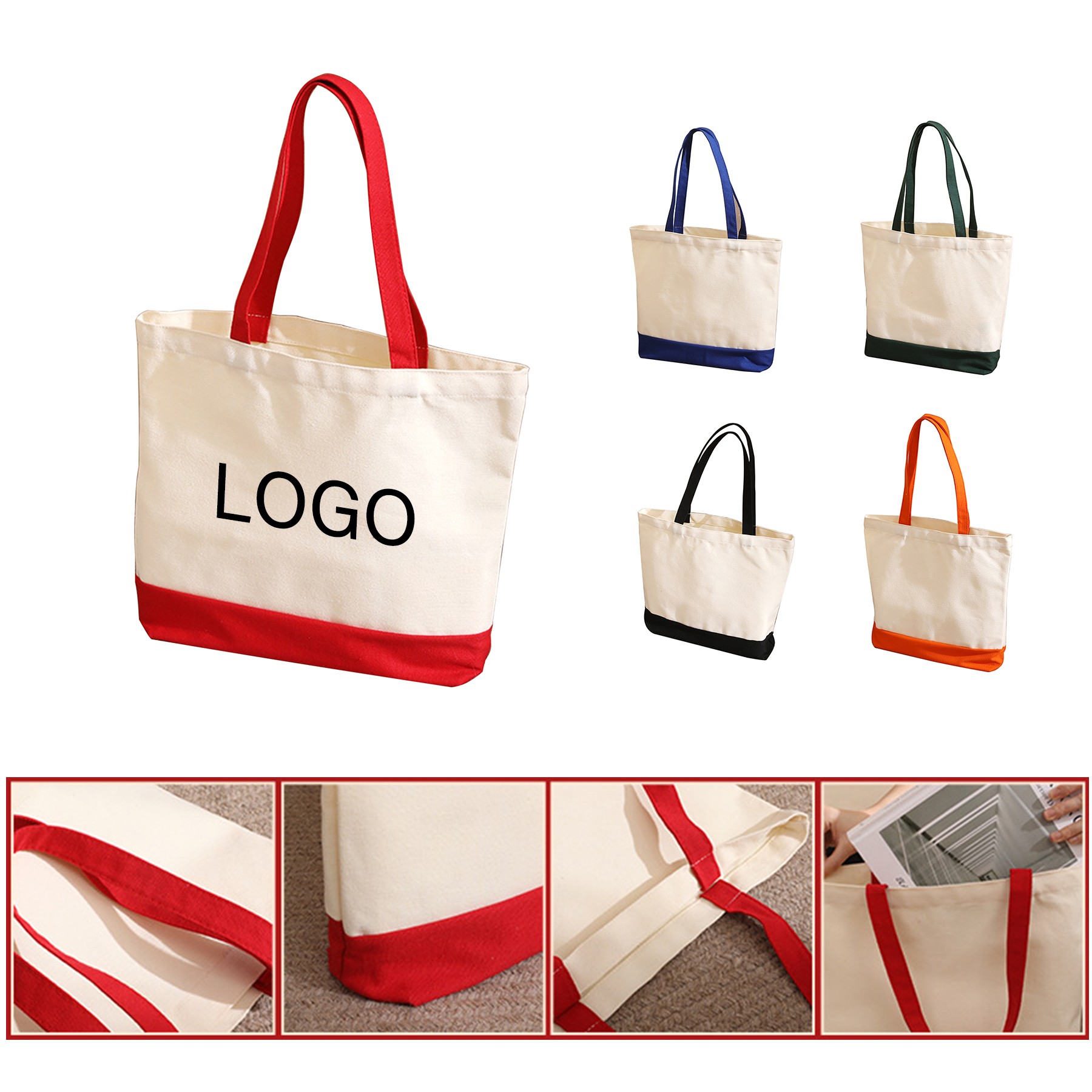 Cotton Canvas Tote Bag