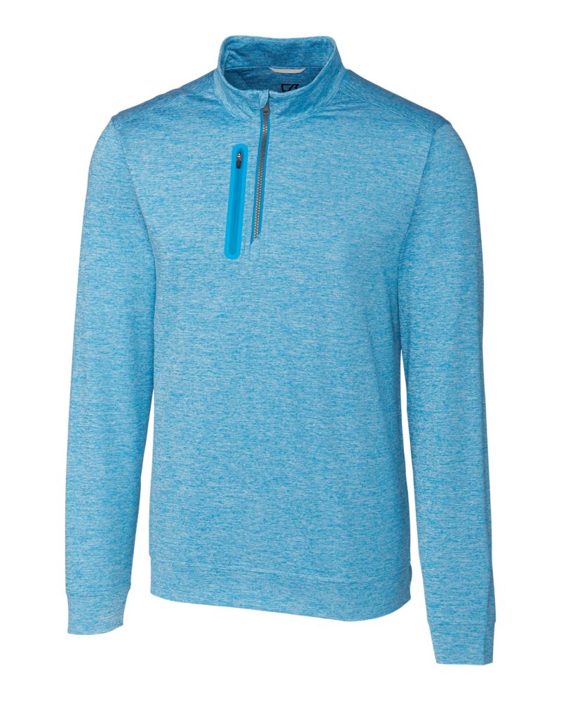 Cutter & Buck Stealth Heathered Mens Quarter Zip 24