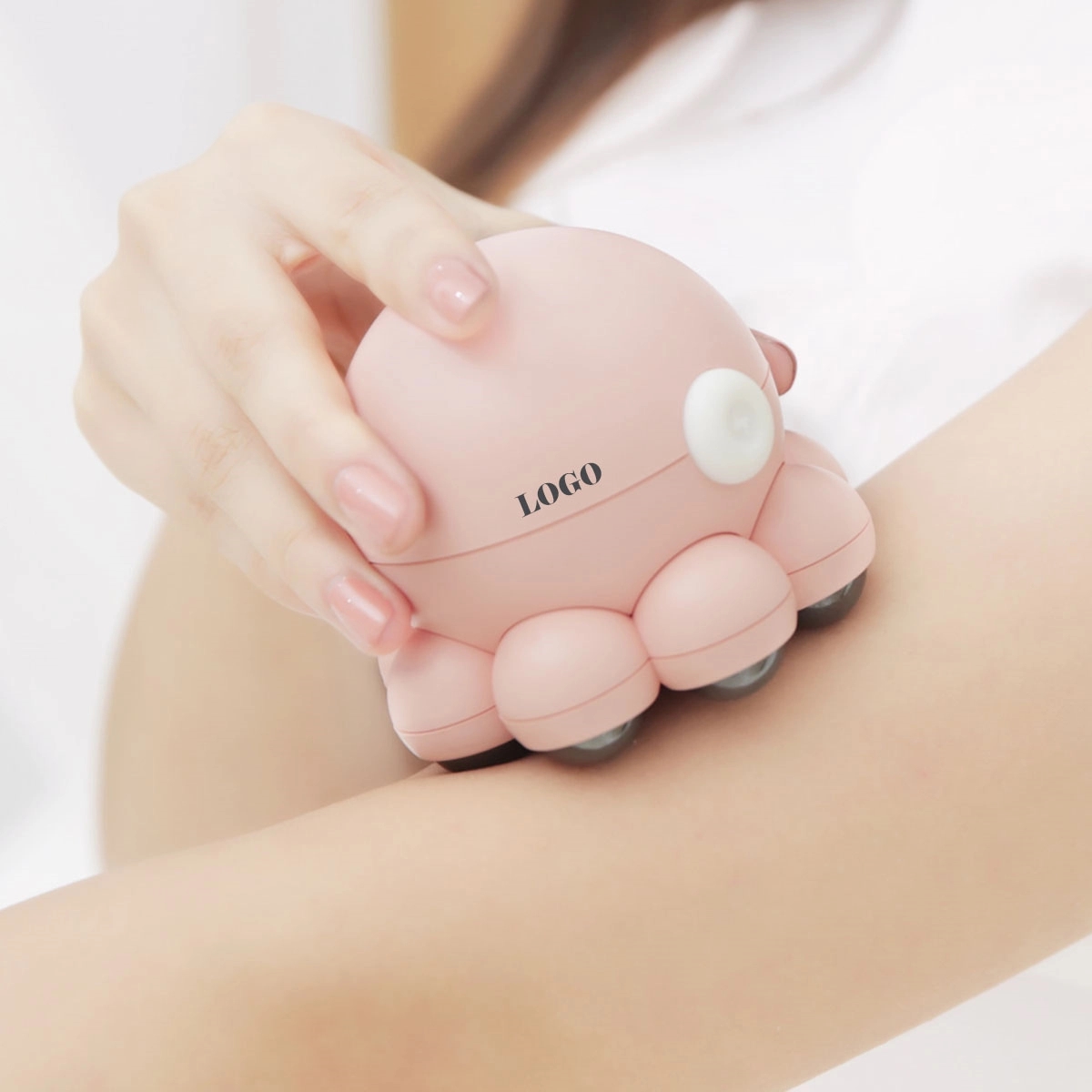 Mini Handheld Heating Vibrating Body Massager 1