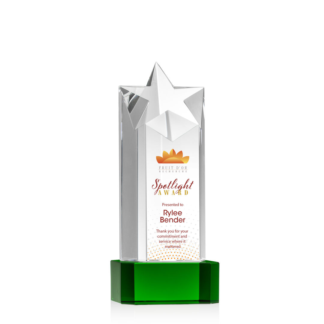 Berkeley VividPrint™ Award on Padova Base - Green 3