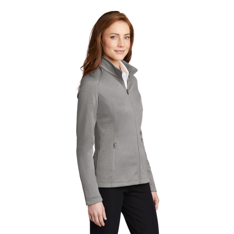 Port Authority Women's Diamond Heather Fleece Full-Zip Jacket 9