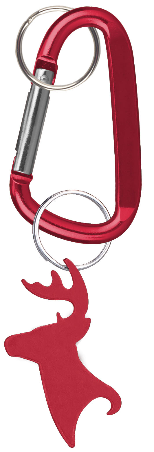 Big Buck Shaped Bottle Opener Key Holder and Carabiner 4