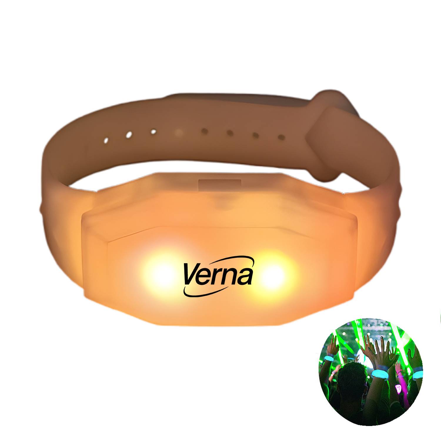Remote Control LED Light-Up Wristband 1