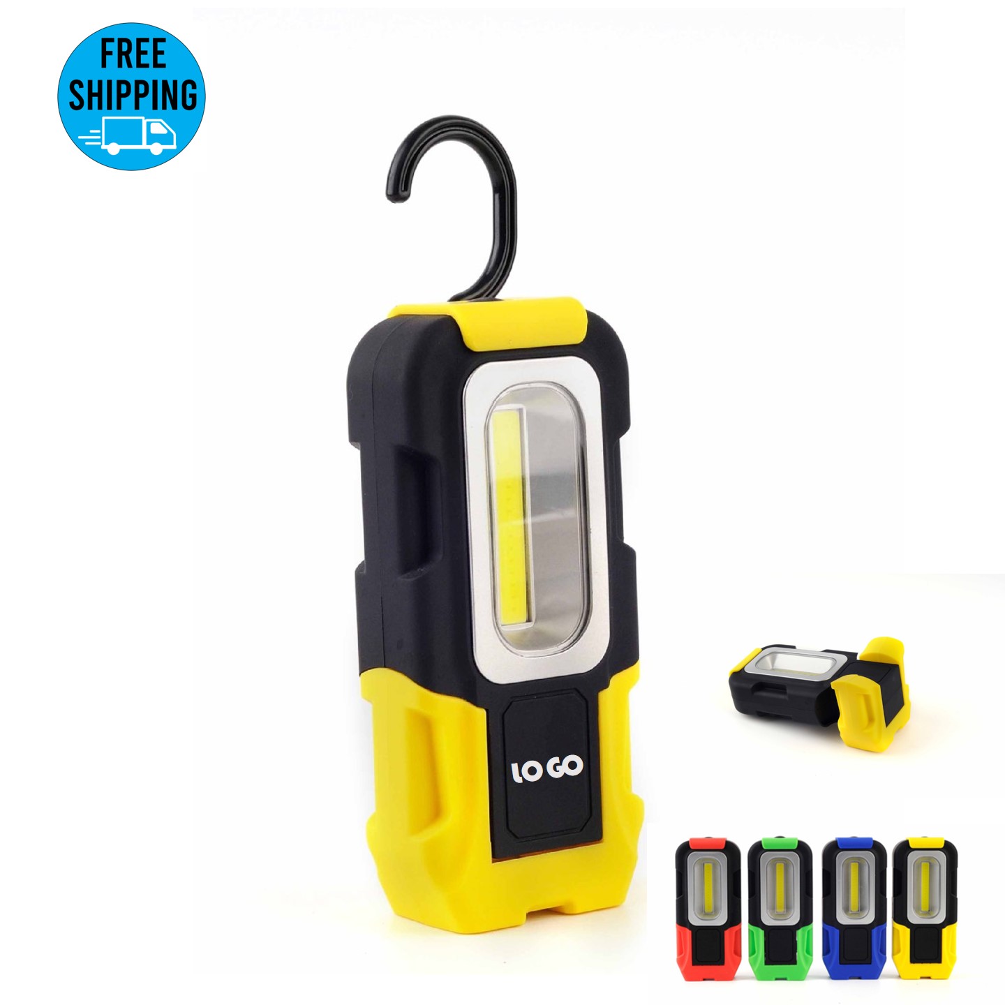 Portable LED Work Light with Hanging Hook & Magnetic 4