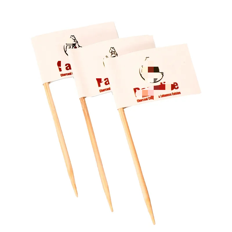 Custom Toothpick Flag With 4" Stick 3