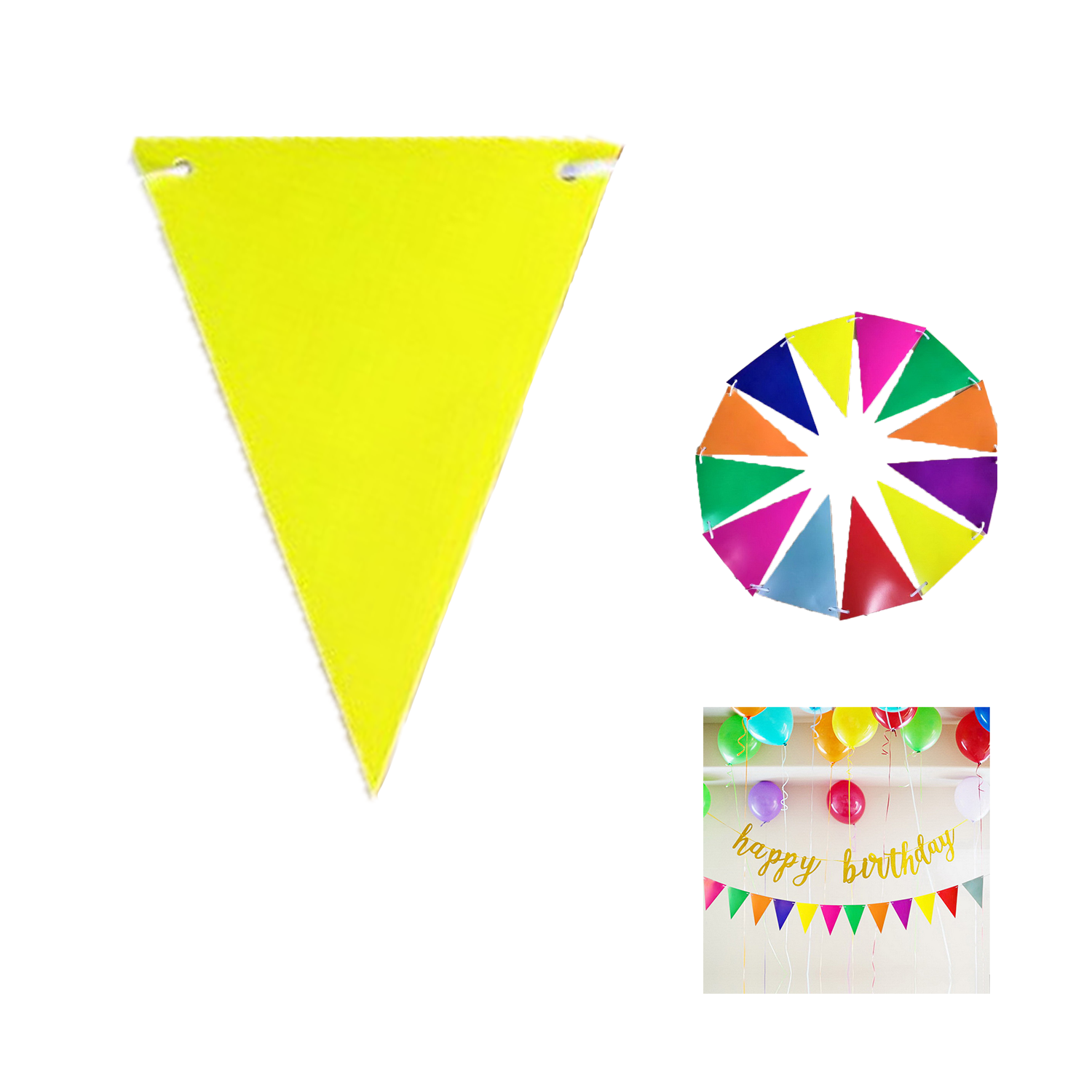Set Of 12 Pennant Banner Flags 3