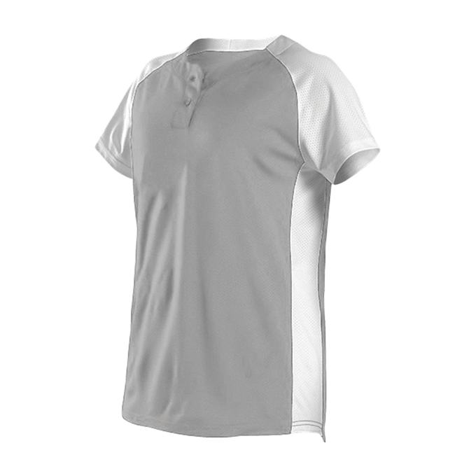 Womens Two Button Fastpitch Jersey 10