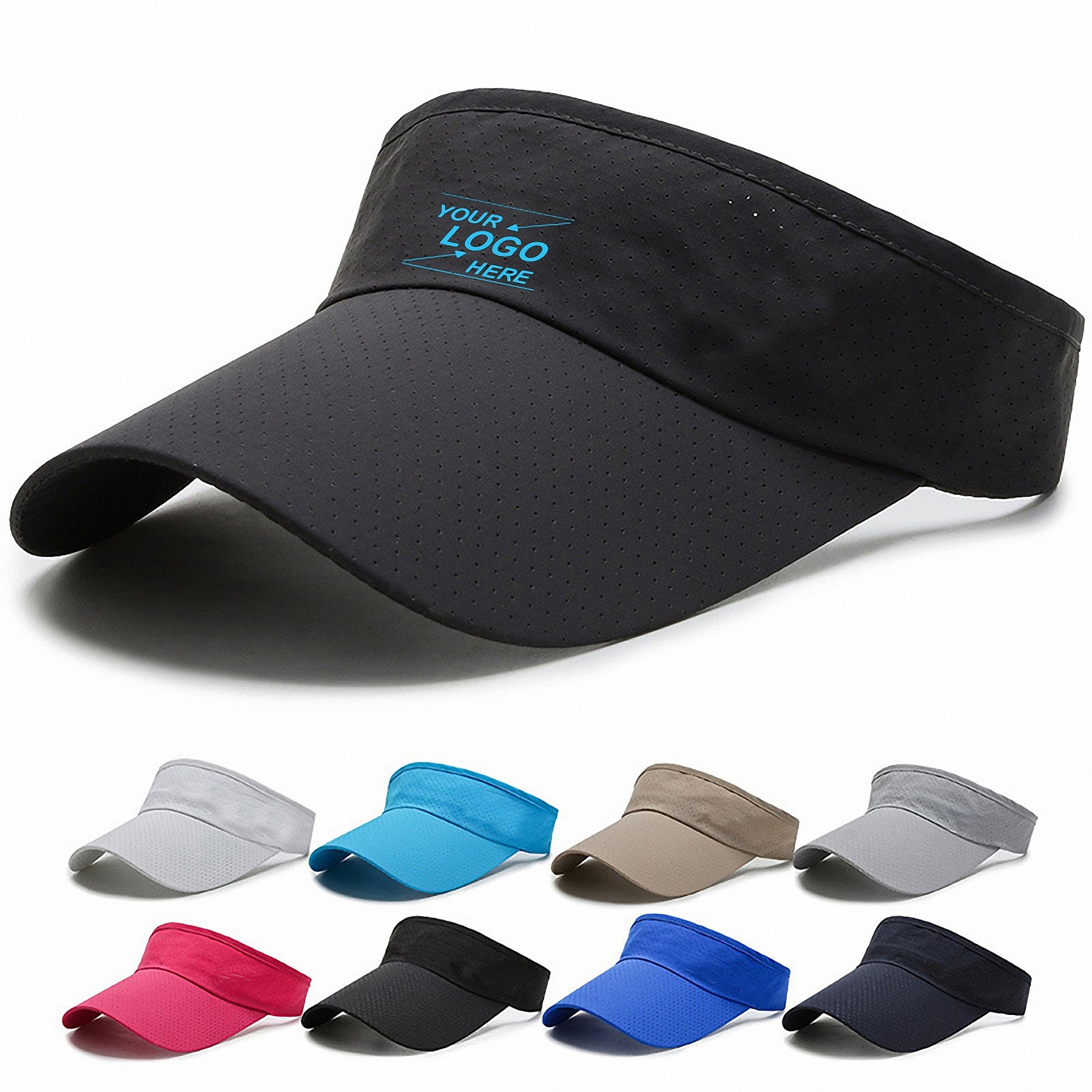 Custom Athletic Sun Visor Caps 7