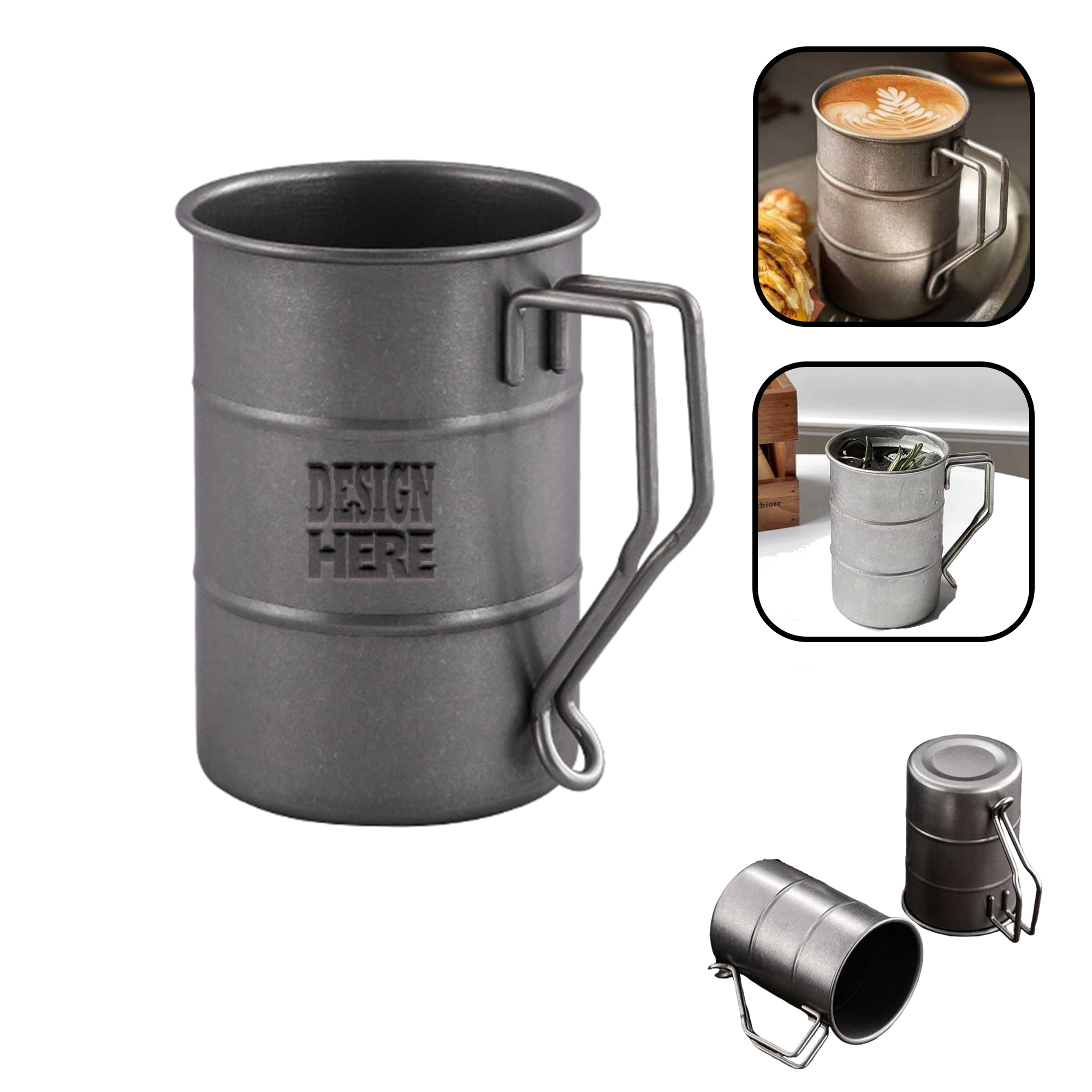 MOQ 30 PCS Stainless Steel Mug 1