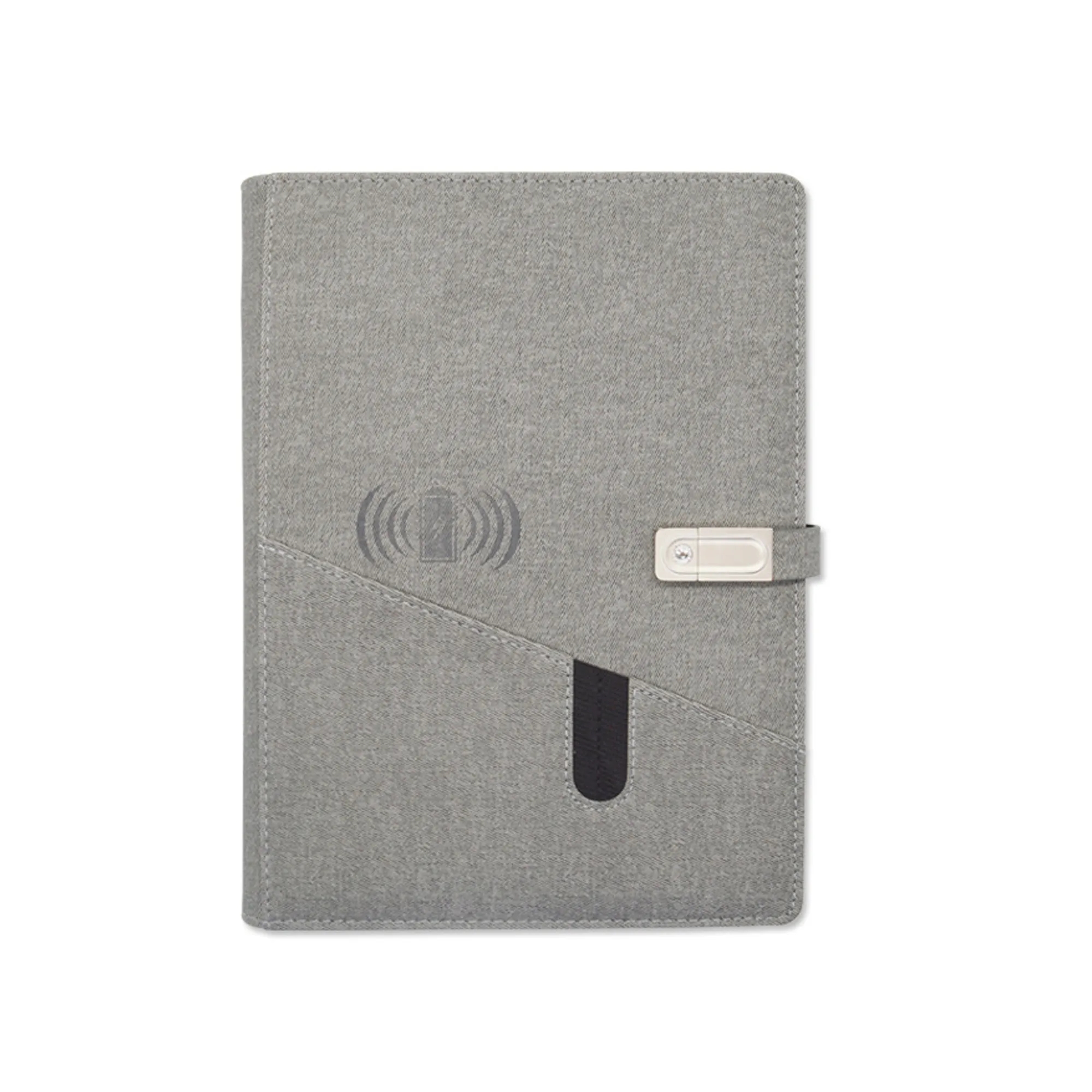 MOQ5 Multifunction Notebook with USB Wireless Charging 3