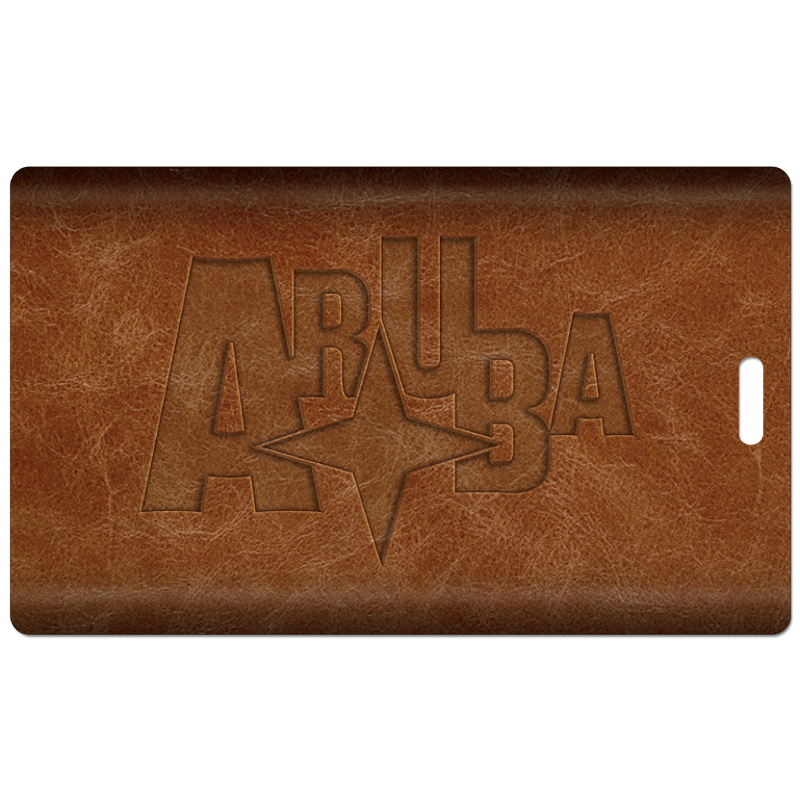 Luggage Tag Paneled Back For Writing, Large 4