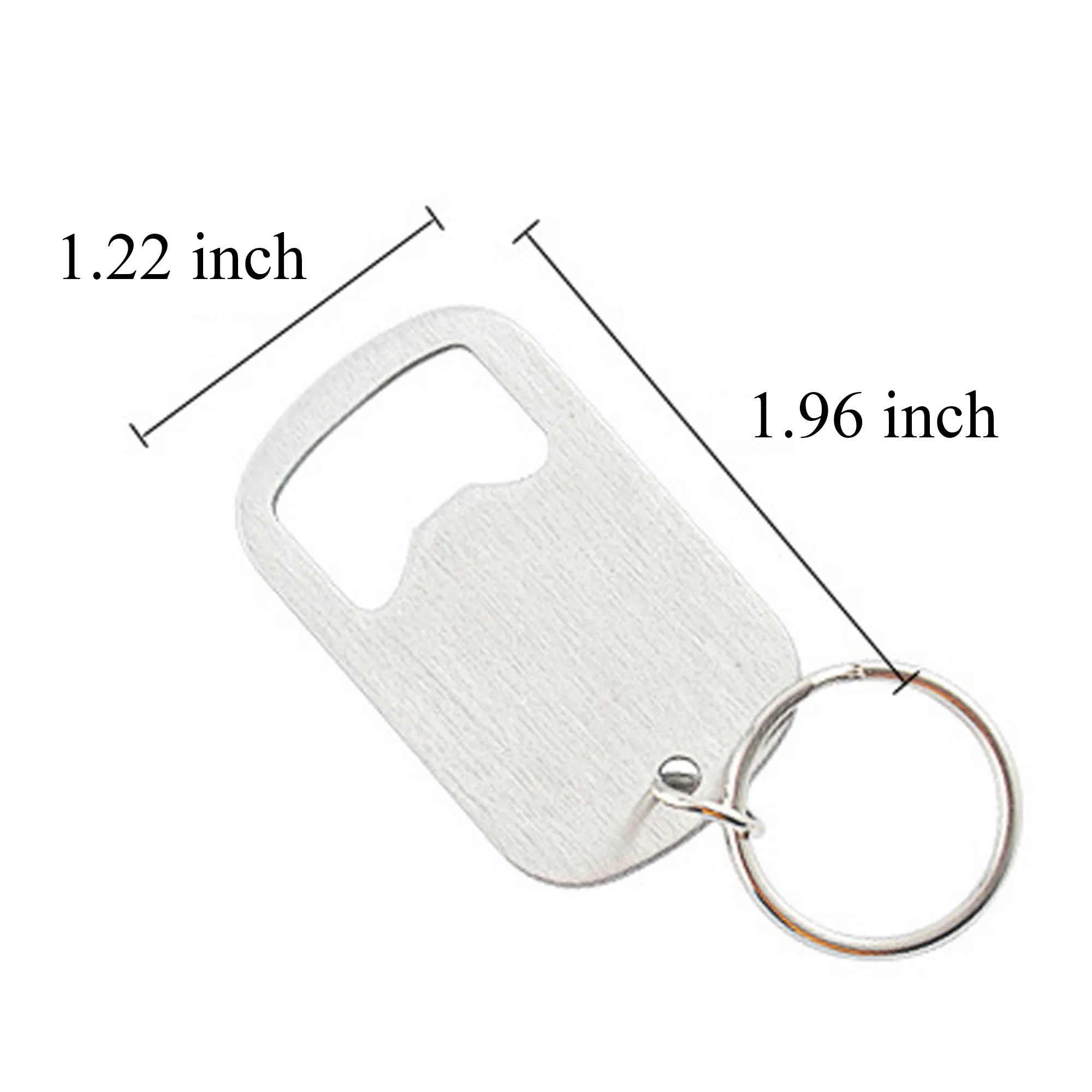 Stainless Steel Bottle Opener Keychains 4