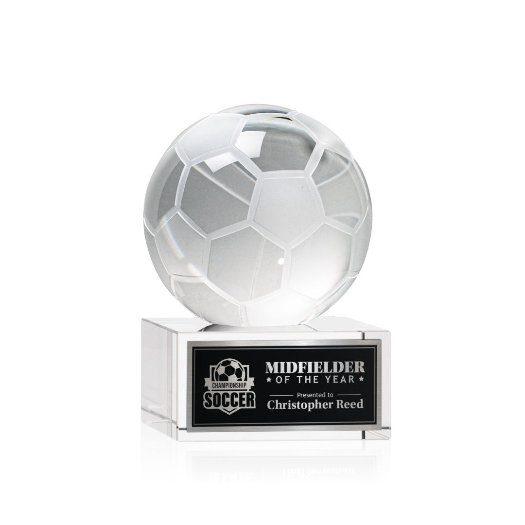 Soccer Ball Award on Hancock Base 5