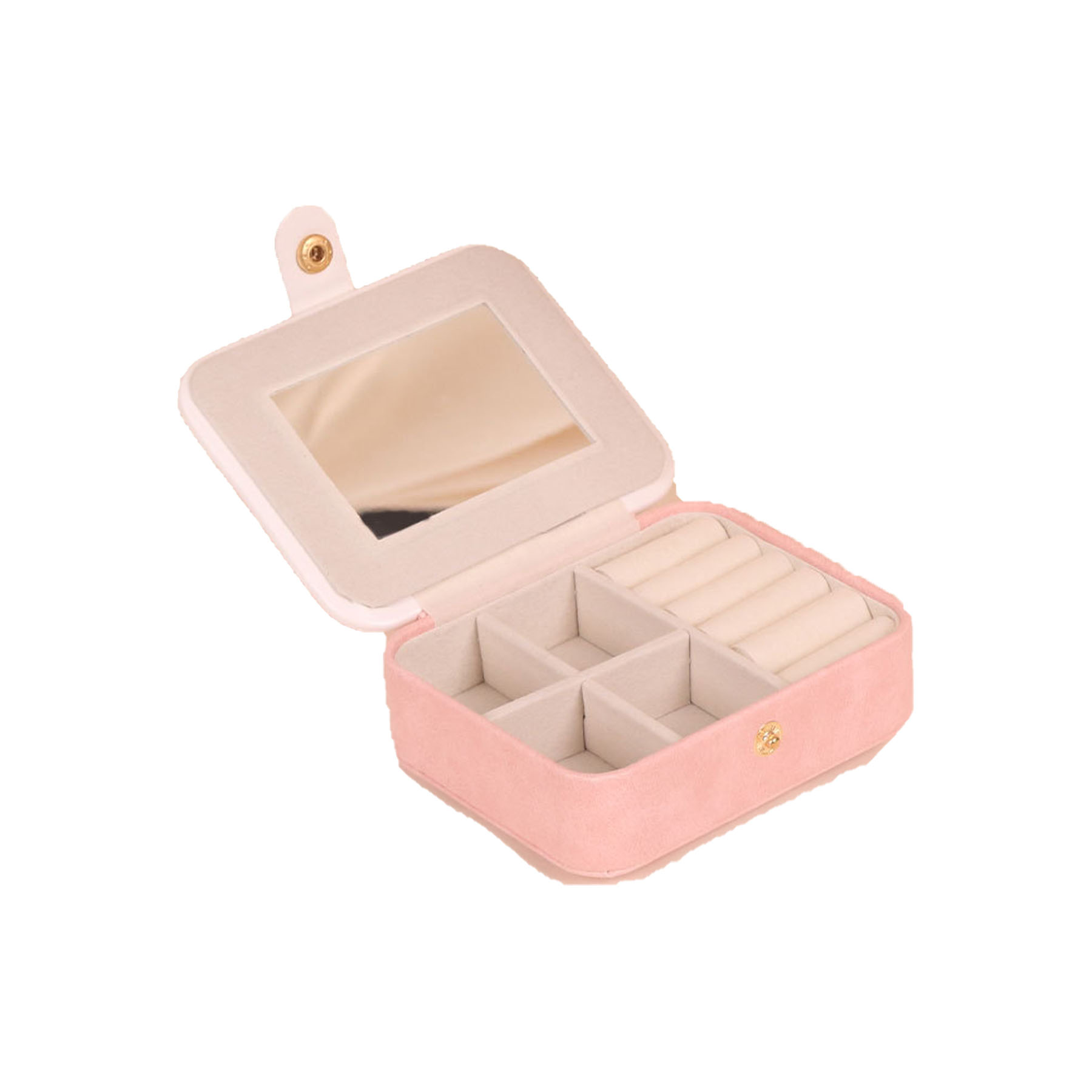 Mini Portable Jewelry Box with Mirror 6