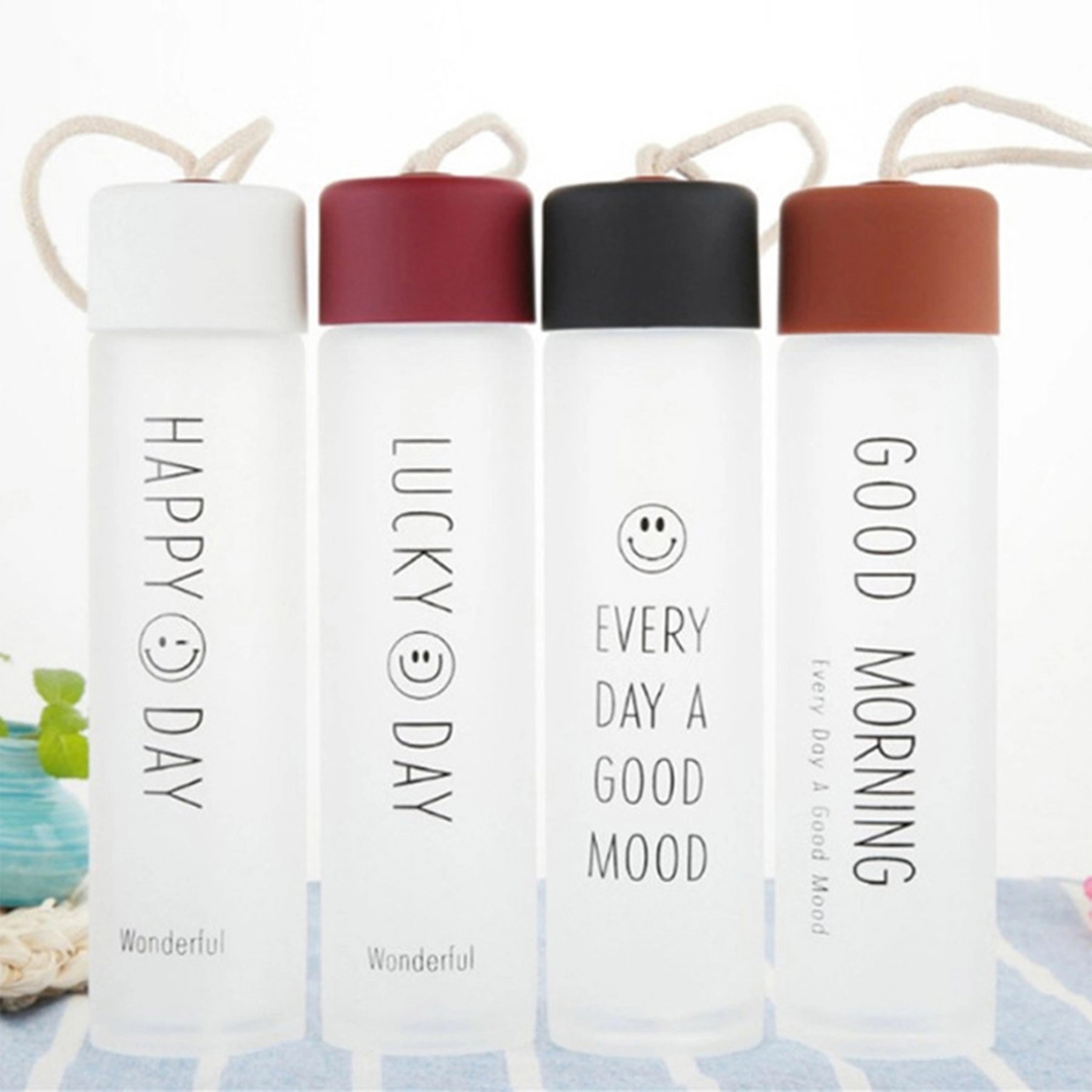 Slim Glass Water Bottle 8