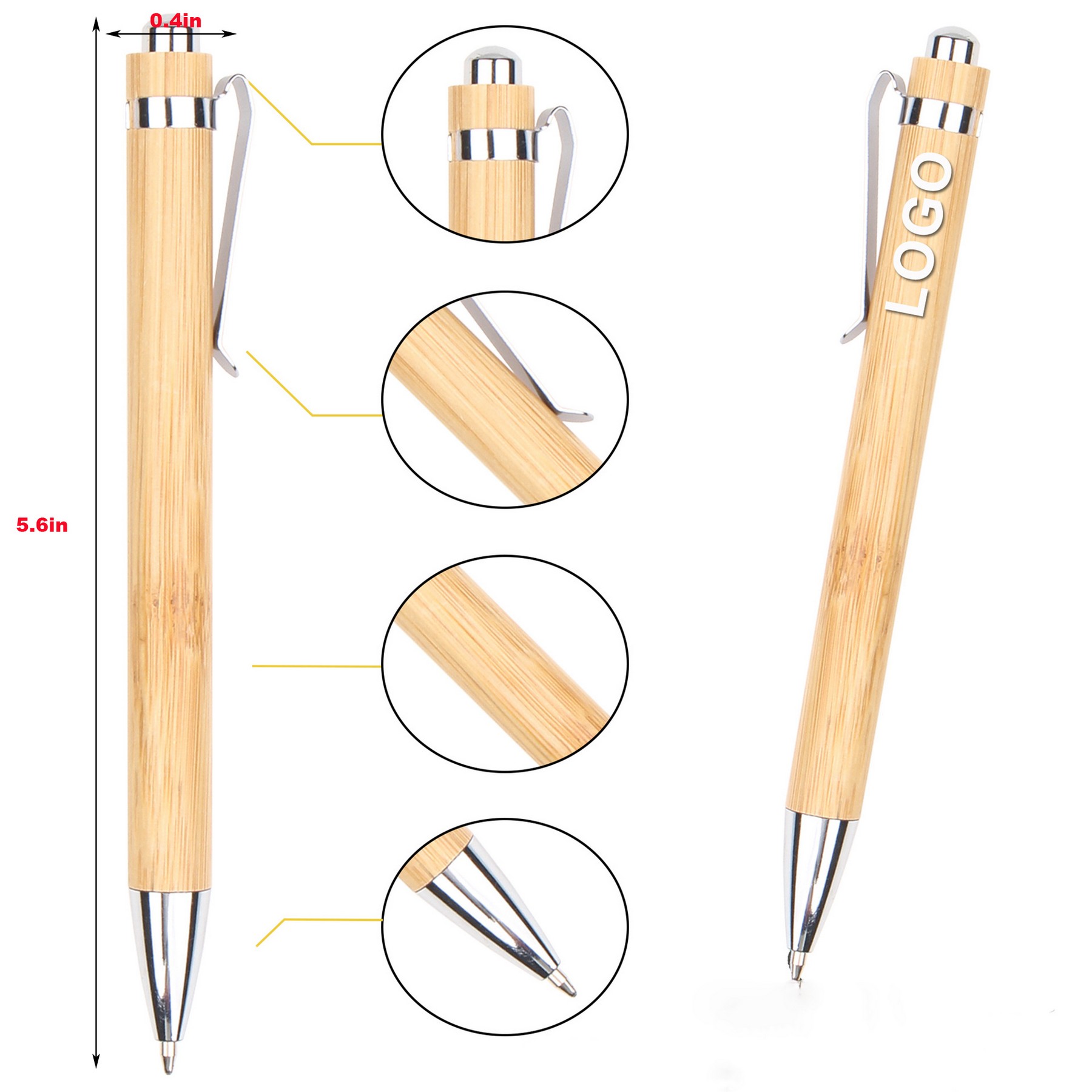 Bamboo Ballpoint Pen 2