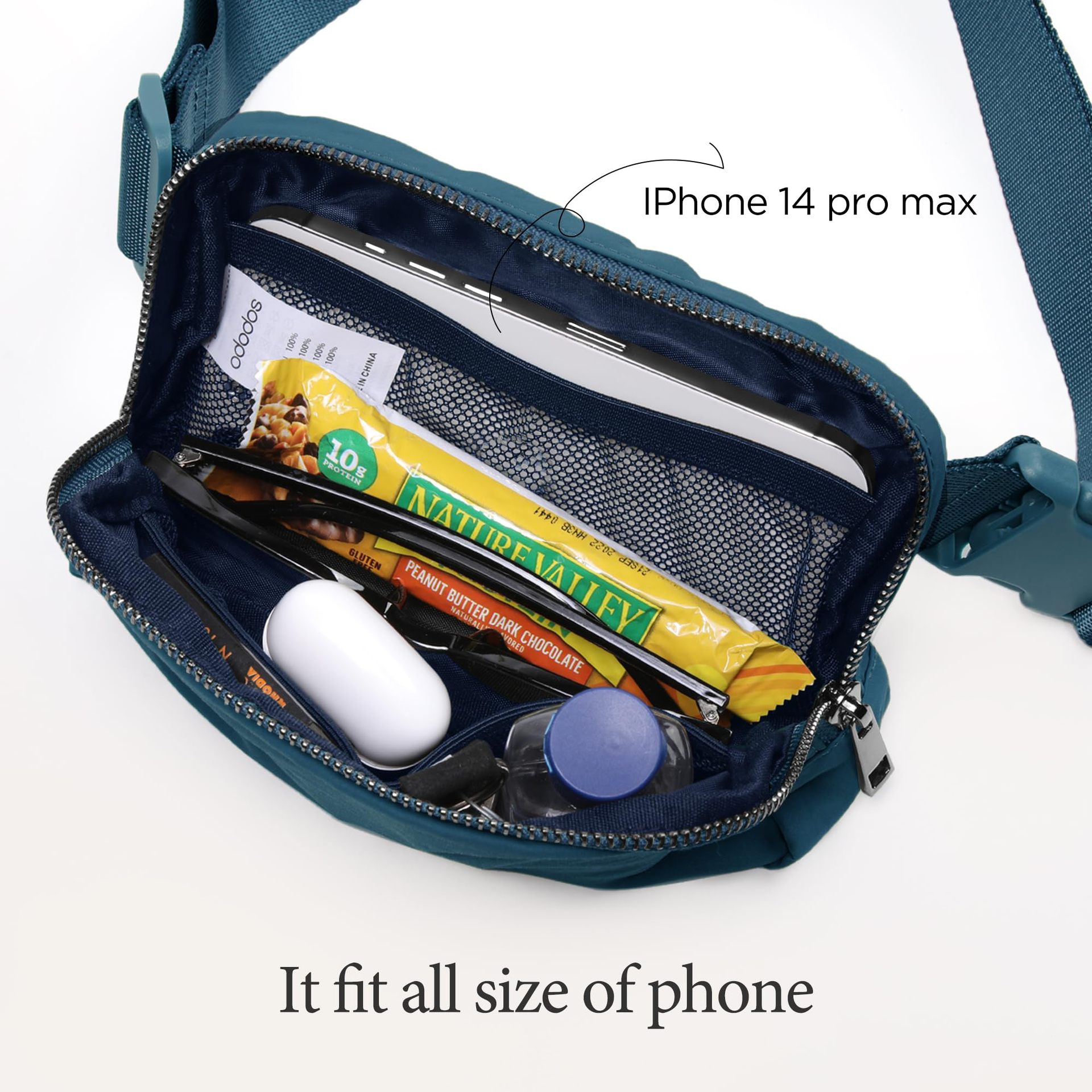Multifunctional Nylon Waterproof Sports Waist Pack (1-Color Print) 2