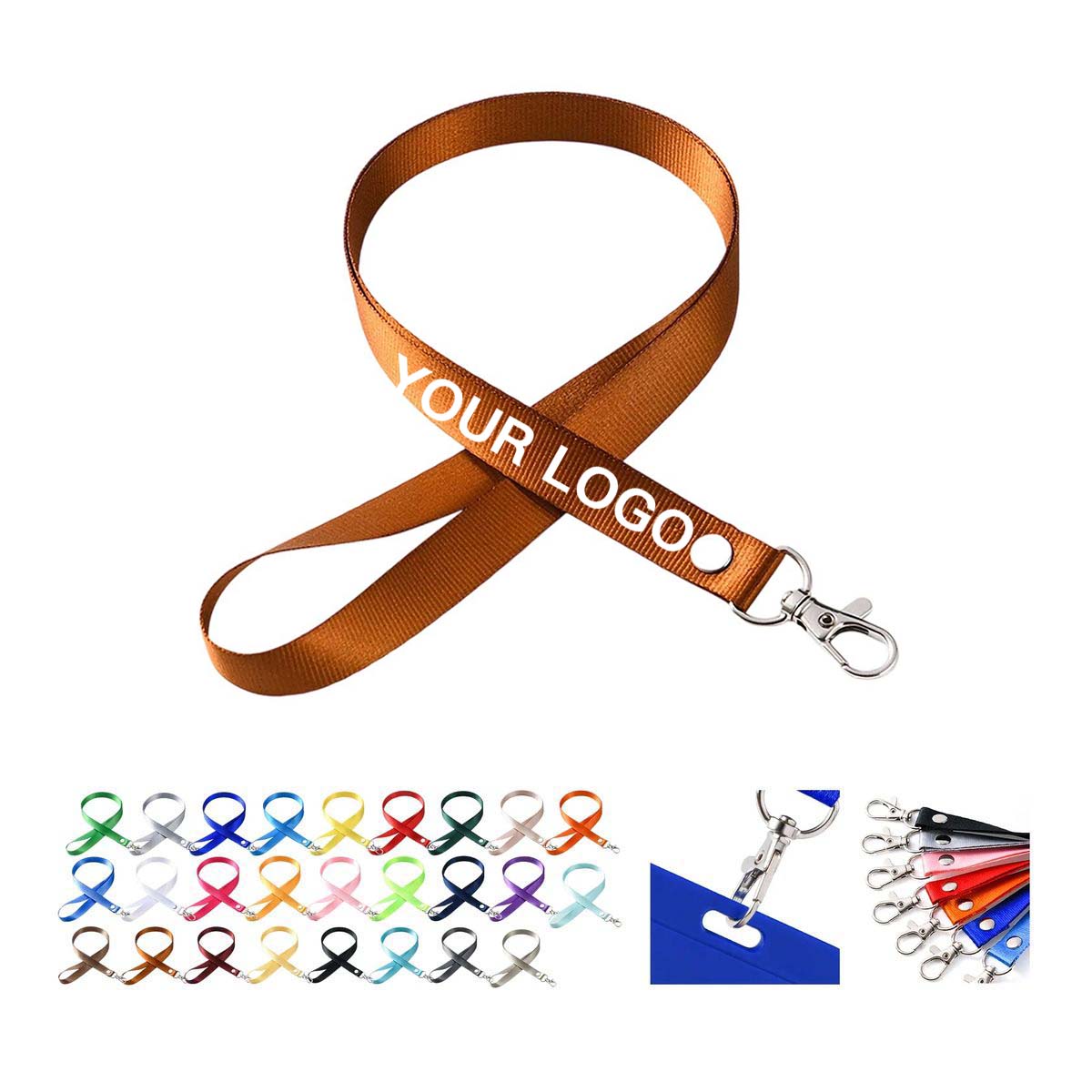 Polyester Lanyard with Metal Clasp for IDs 6