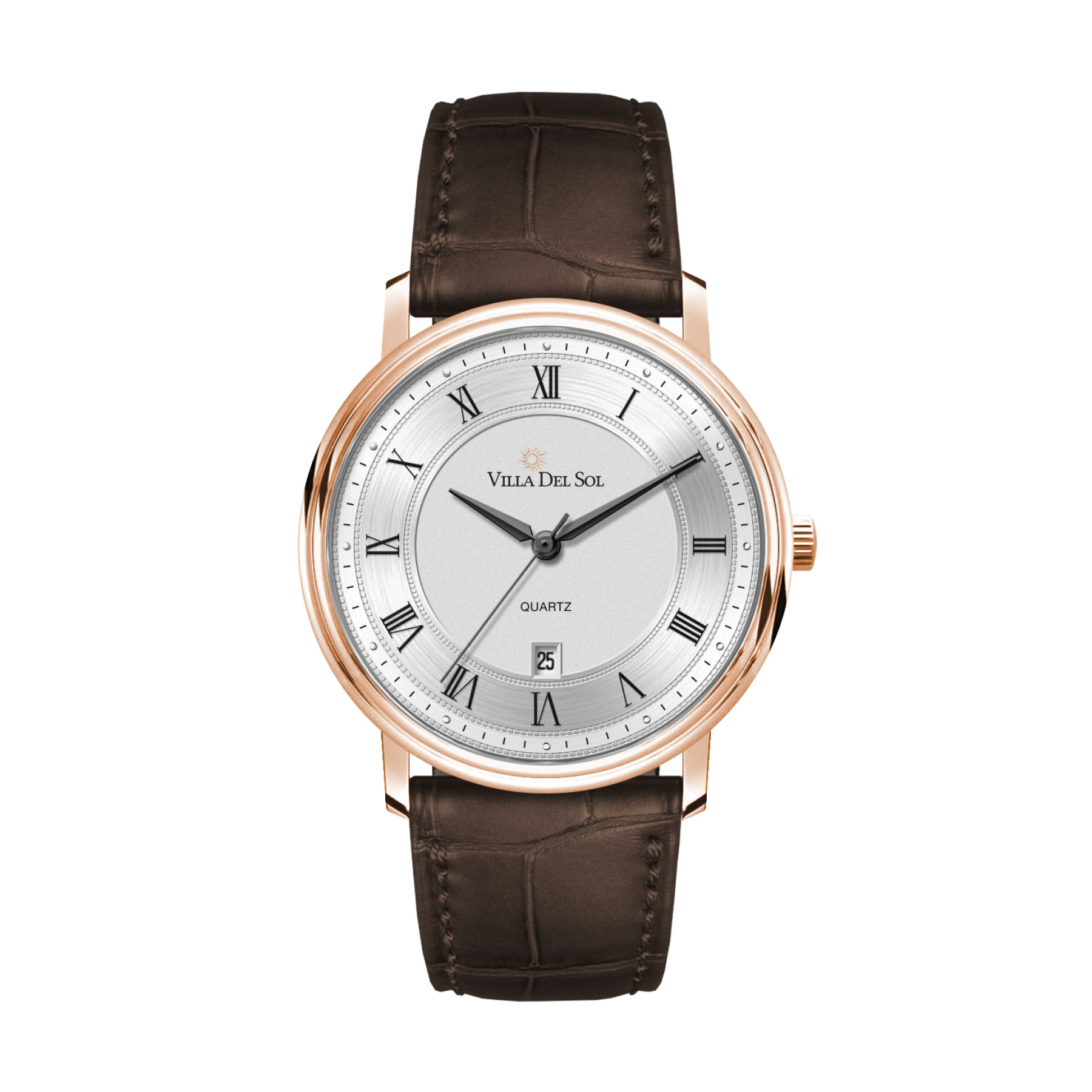 40MM, SS,  RG CASE,  3-HAND MVT, DTE 4