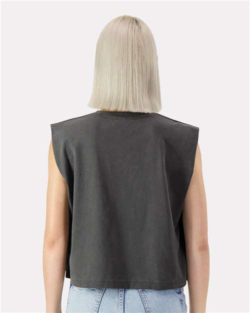 Women's Heavyweight Cotton Garment-Dyed Muscle Tee - 307GD 7