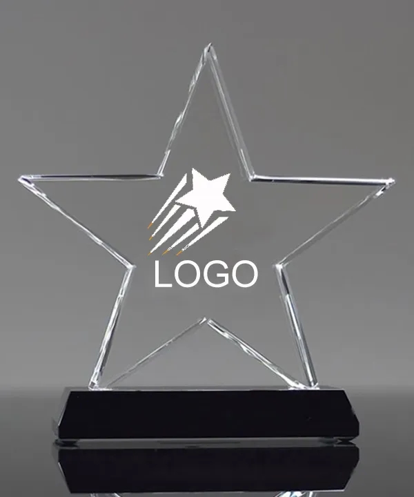 Crystal Star Award - Black Base 3