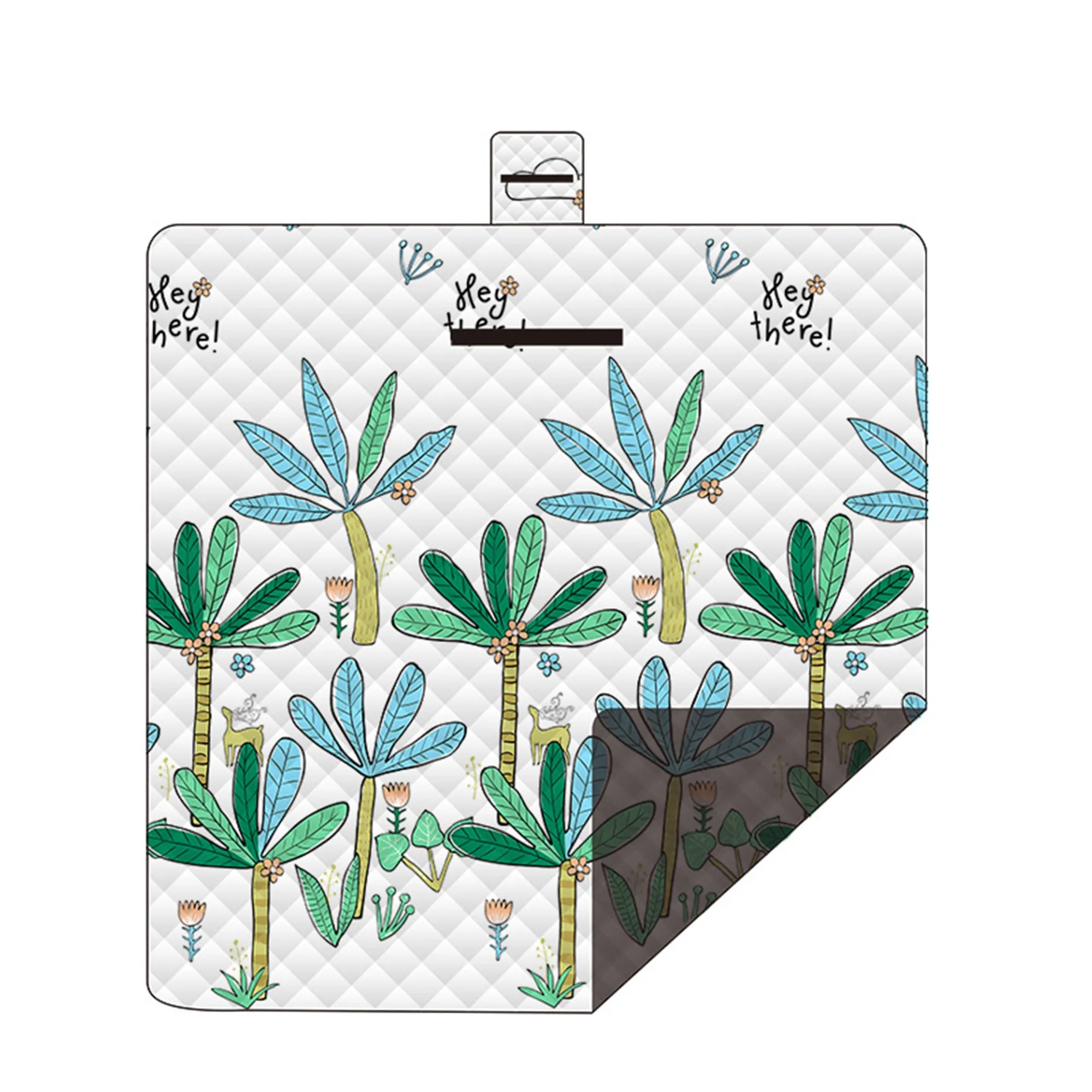 78.8" Printed Picnic Blanket 4