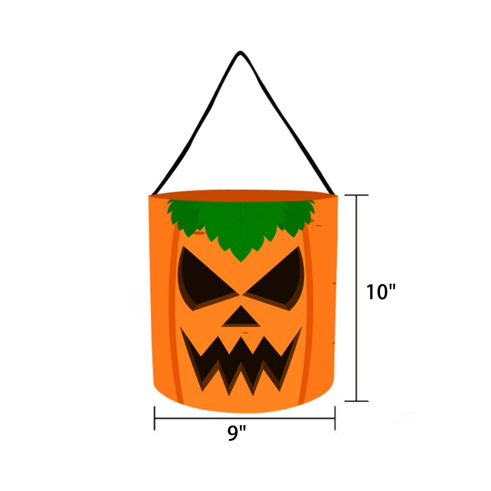 LED Light-Up Halloween Candy Bag – Glowing Trick-or-Treat Bucket for Kids 1