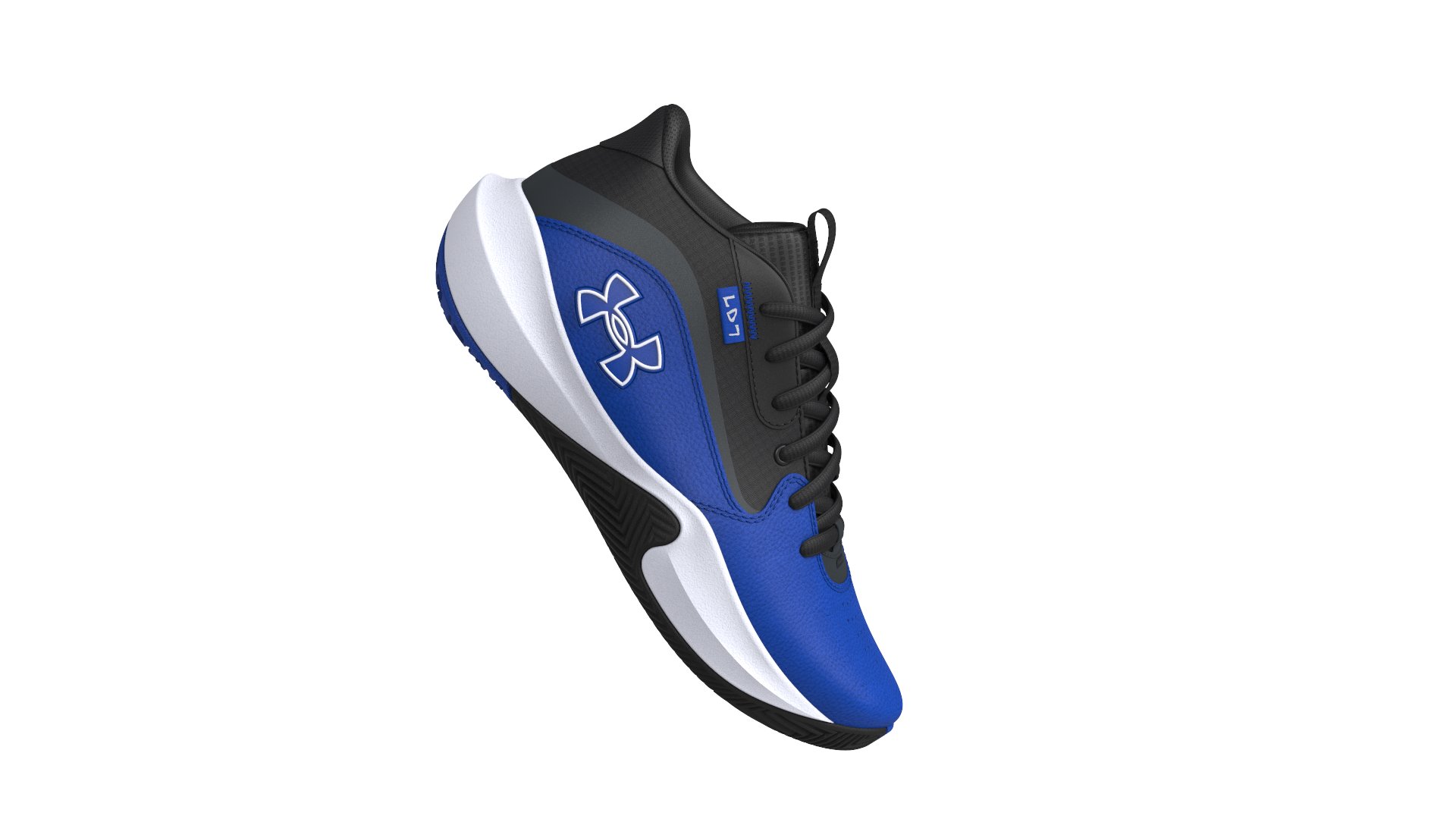 UA Lockdown 7 Grade School Basketball Shoes 5