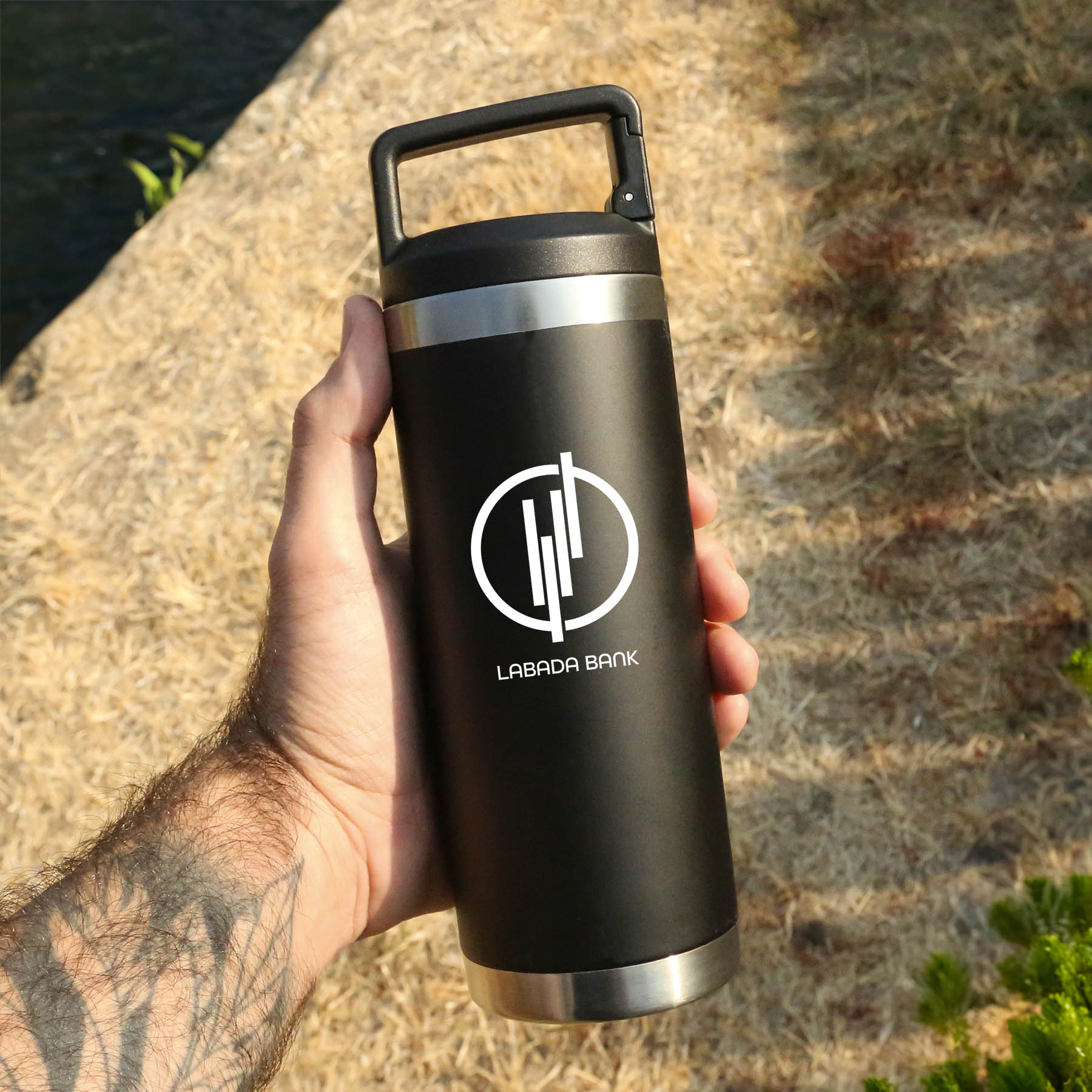 Everglades Clip Bottle, custom water bottle with logo imprint 2