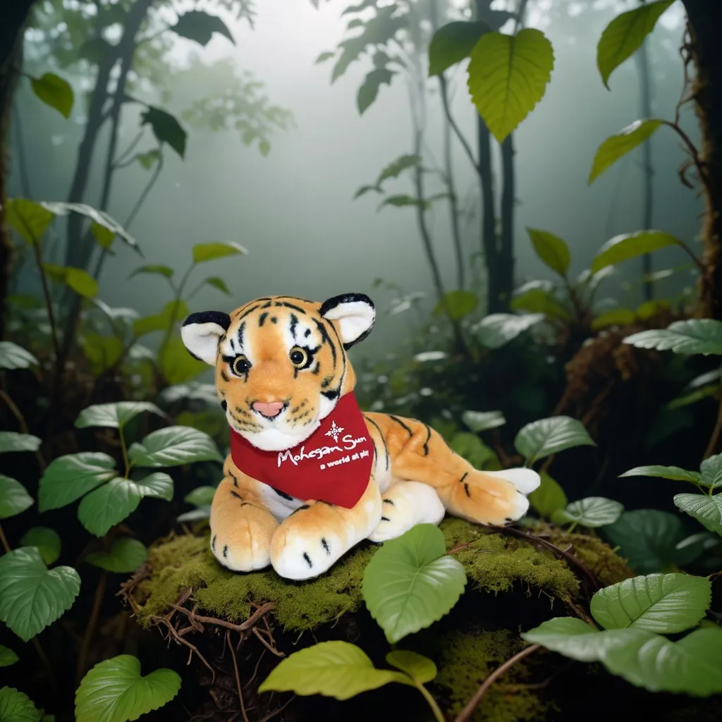 8" Jungle Animals Sitting Bengal Tiger 6