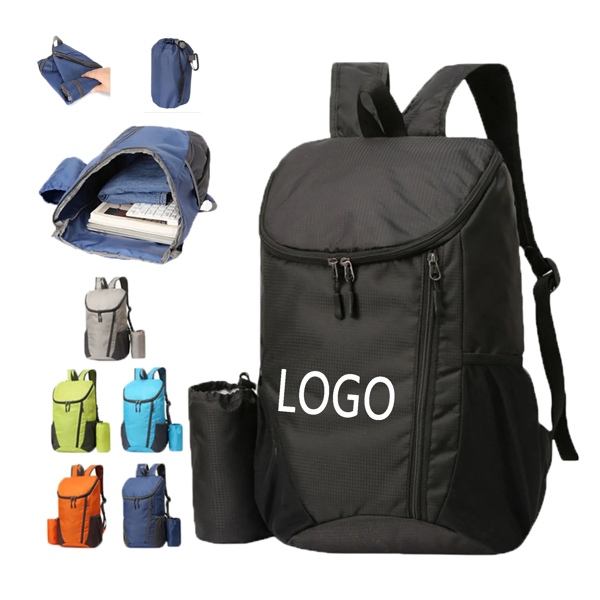 Foldable Backpack Large-Capacity Bag 8