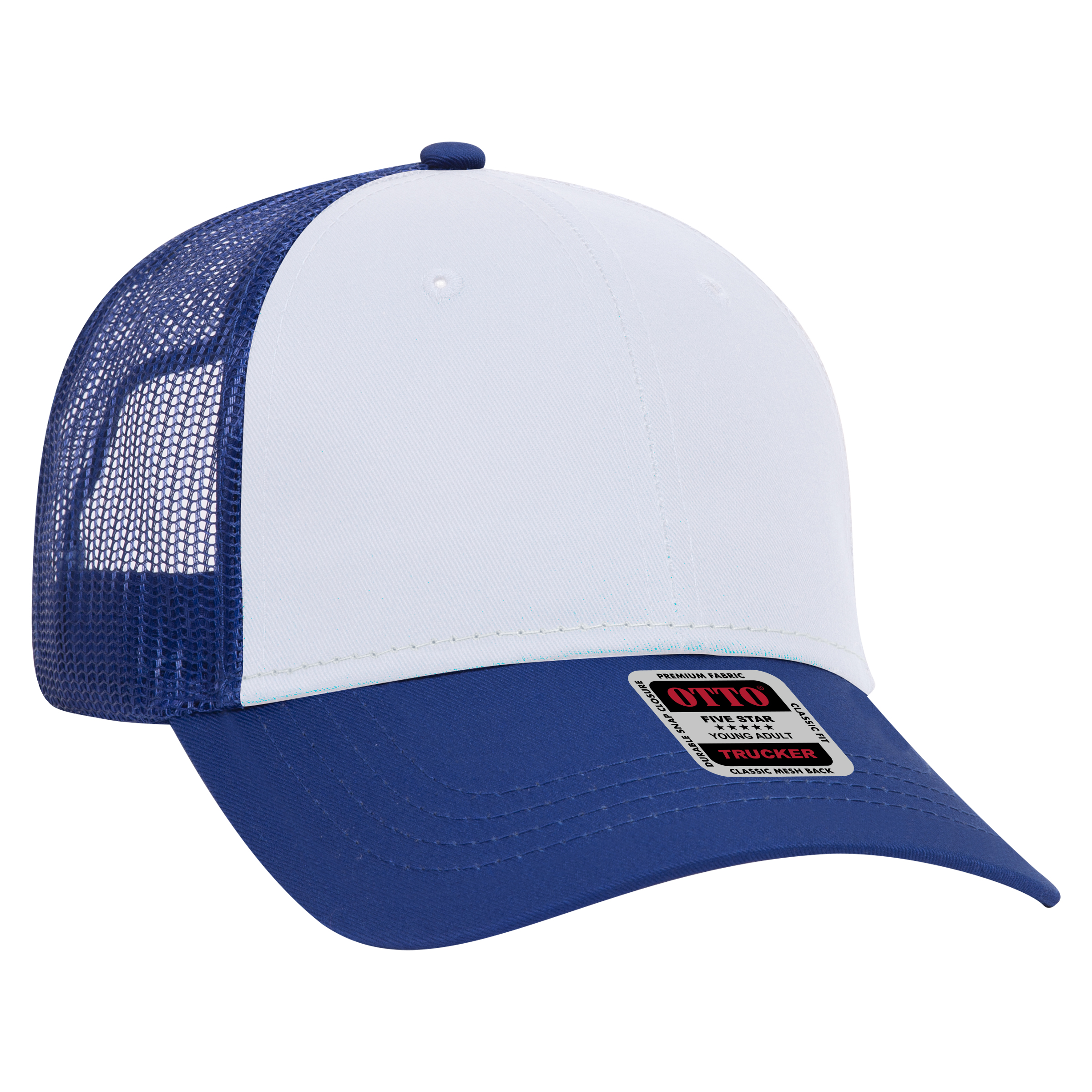 OTTO CAP® 6 Panel Low Profile Mesh Back Trucker Hat 211