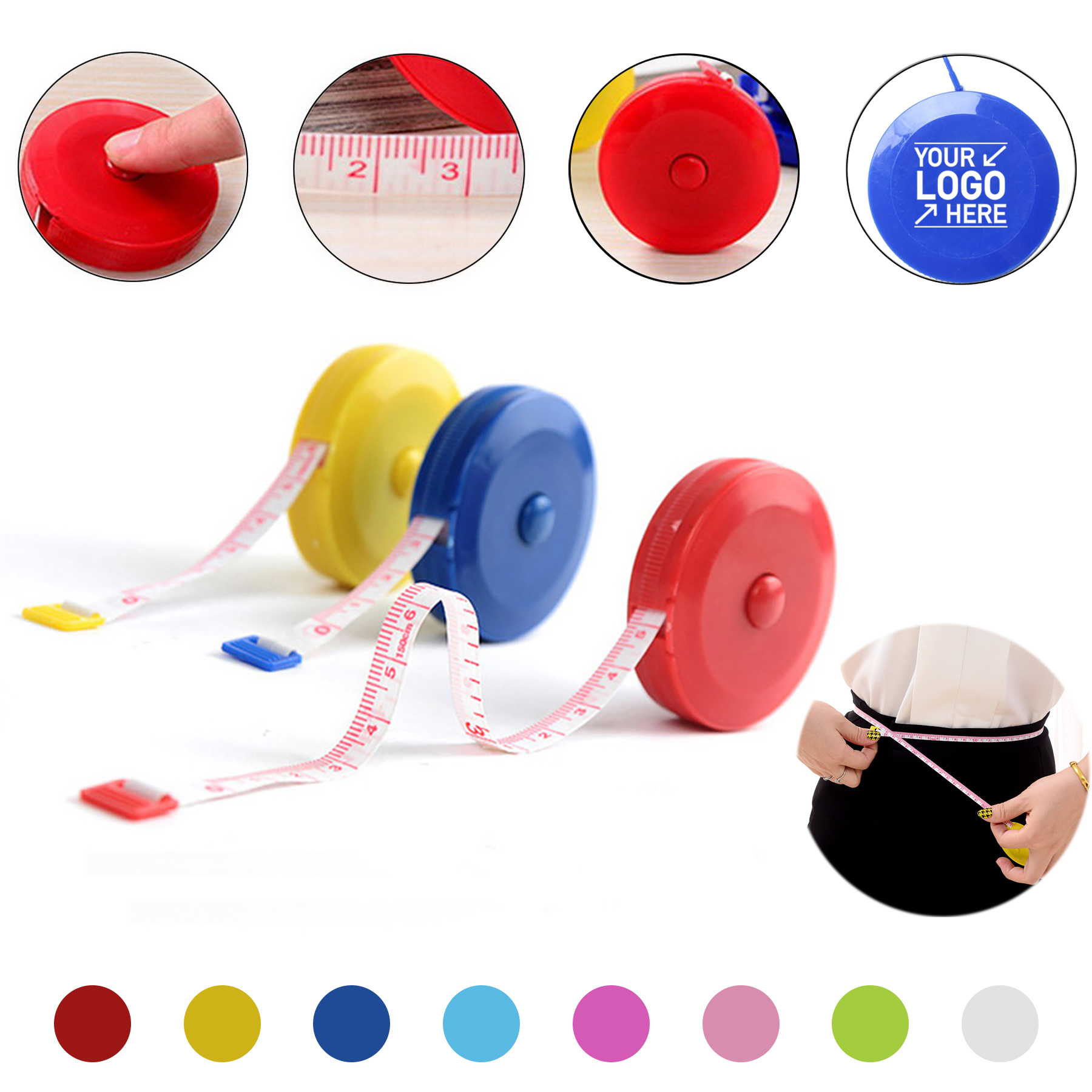 150cm/60in Retractable Tape Measure 2