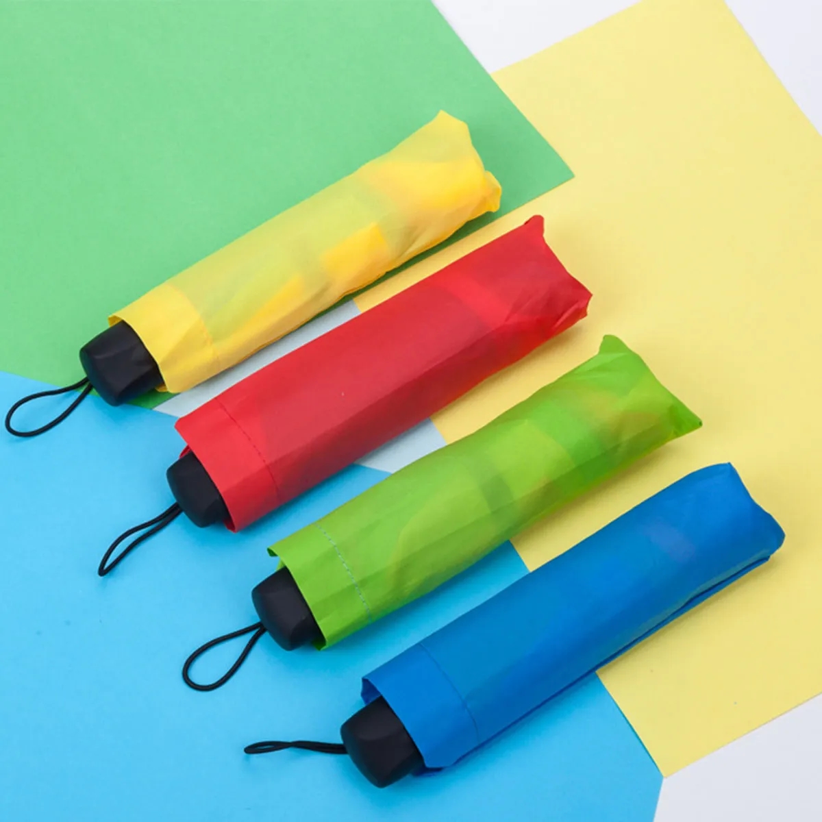 Folding Portable Travel Rainbow Umbrella 4