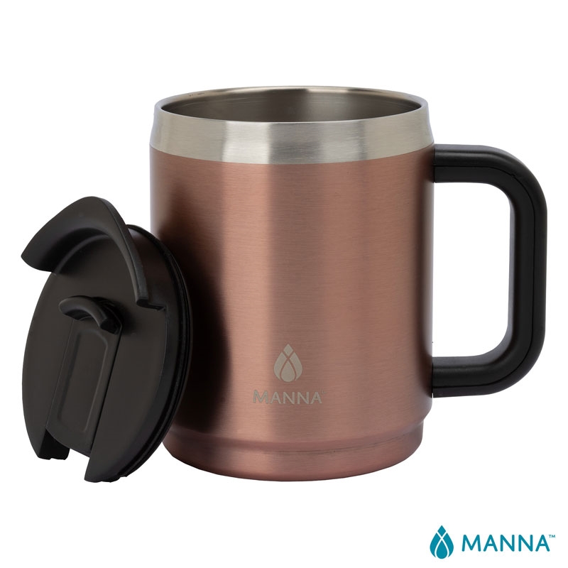 Manna™ 14 oz. Boulder Stainless Steel Camping Mug w/ Handle 13