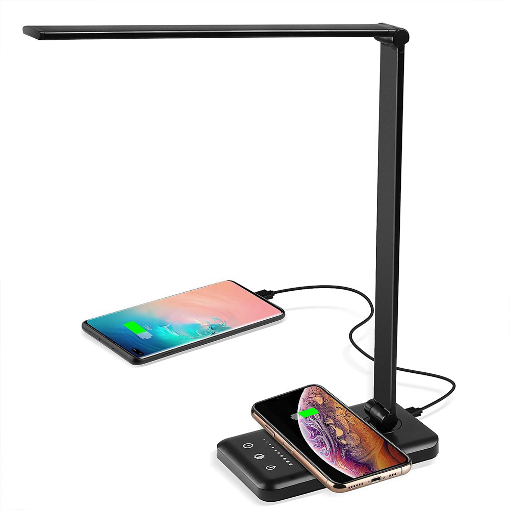 LED Desk Lamp with Wireless Charger