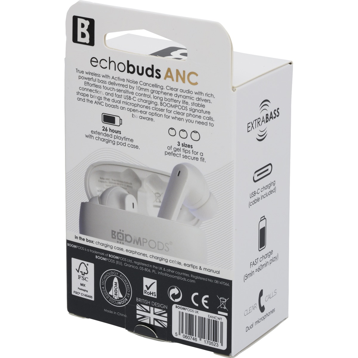 Boompods™ Noise Canceling Echobuds 6