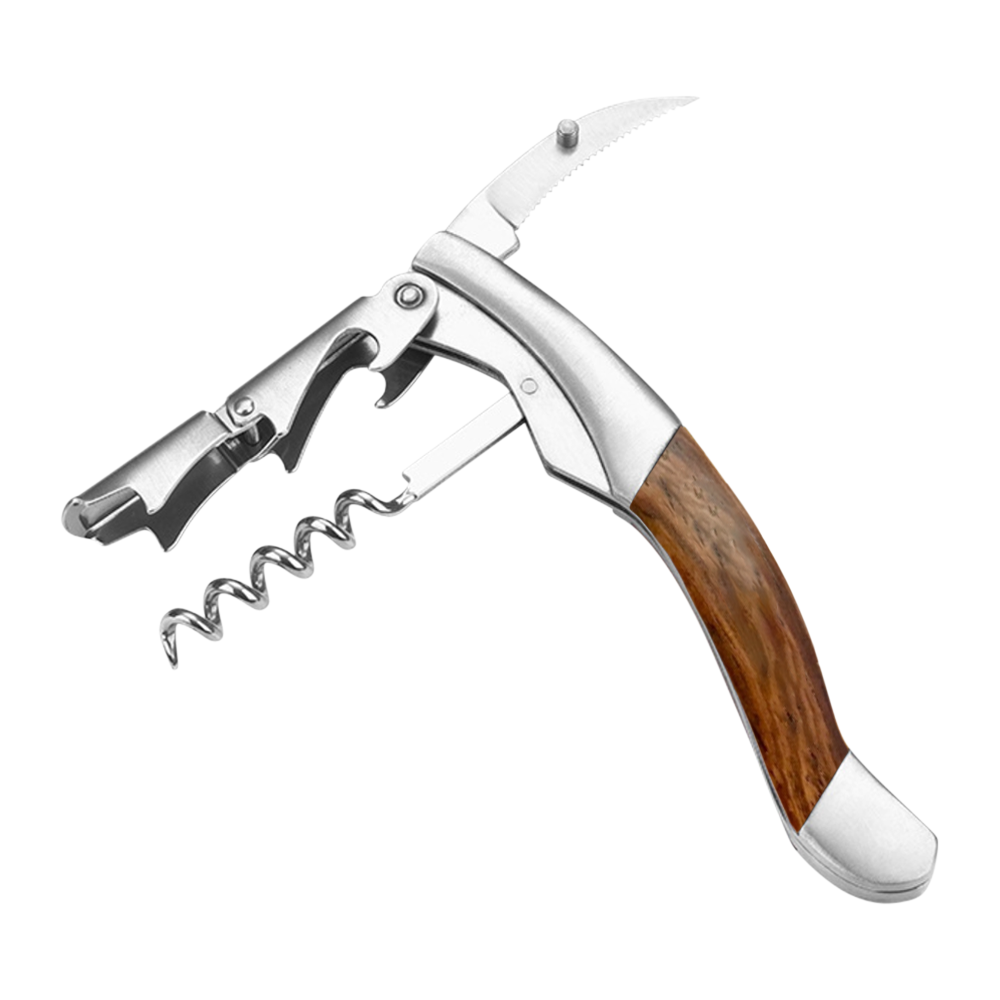 Executive Heavyweight Wooden Waiters Corkscrew with Gift Box 3