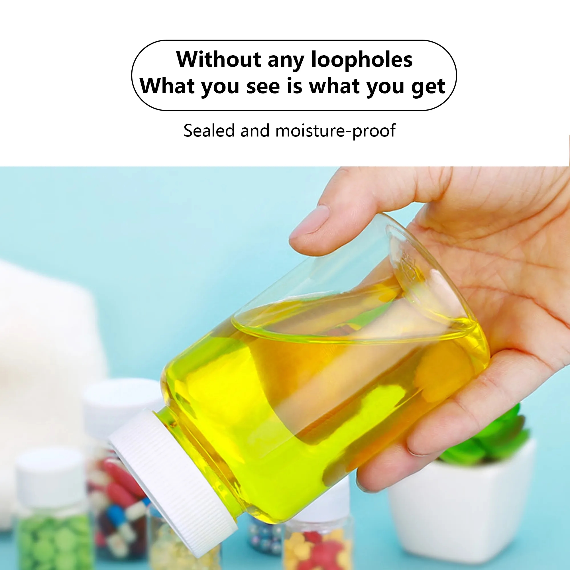 1oz Clear Refillable Bottle 5