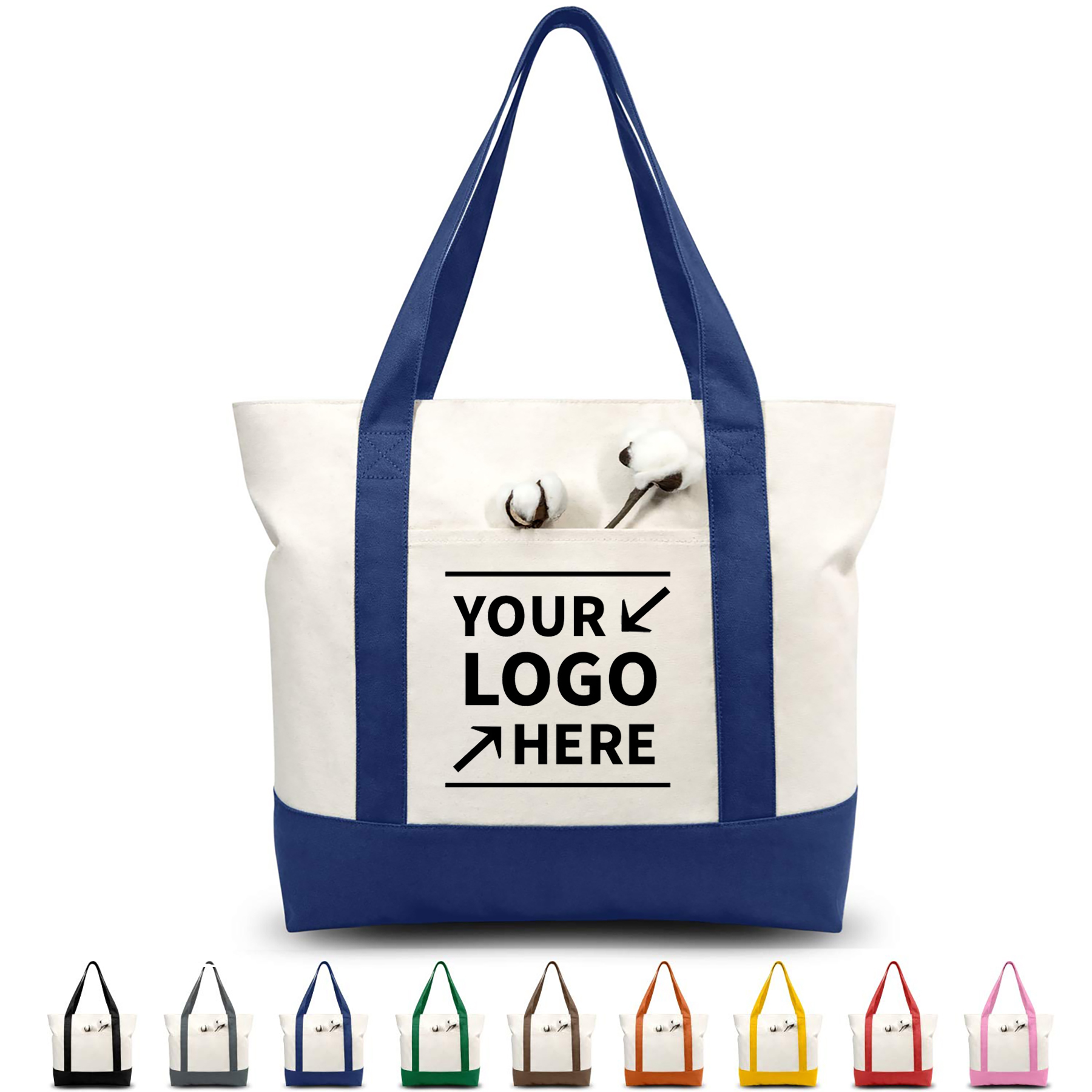 Canvas Tote Bag, custom tote bag with logo imprint 1