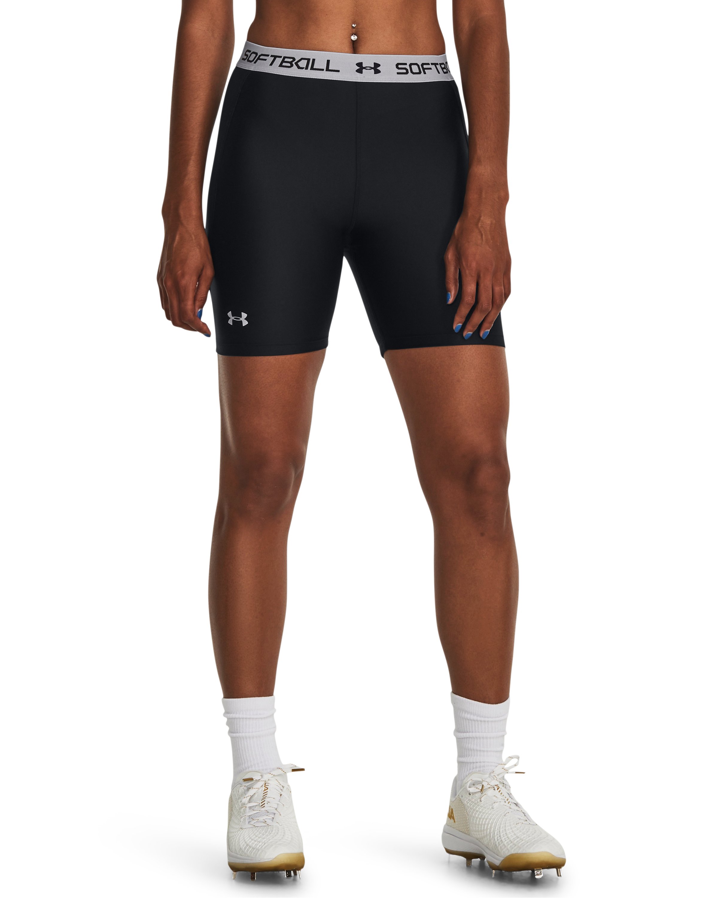 UA Utility Pro Women's Slider Shorts 4