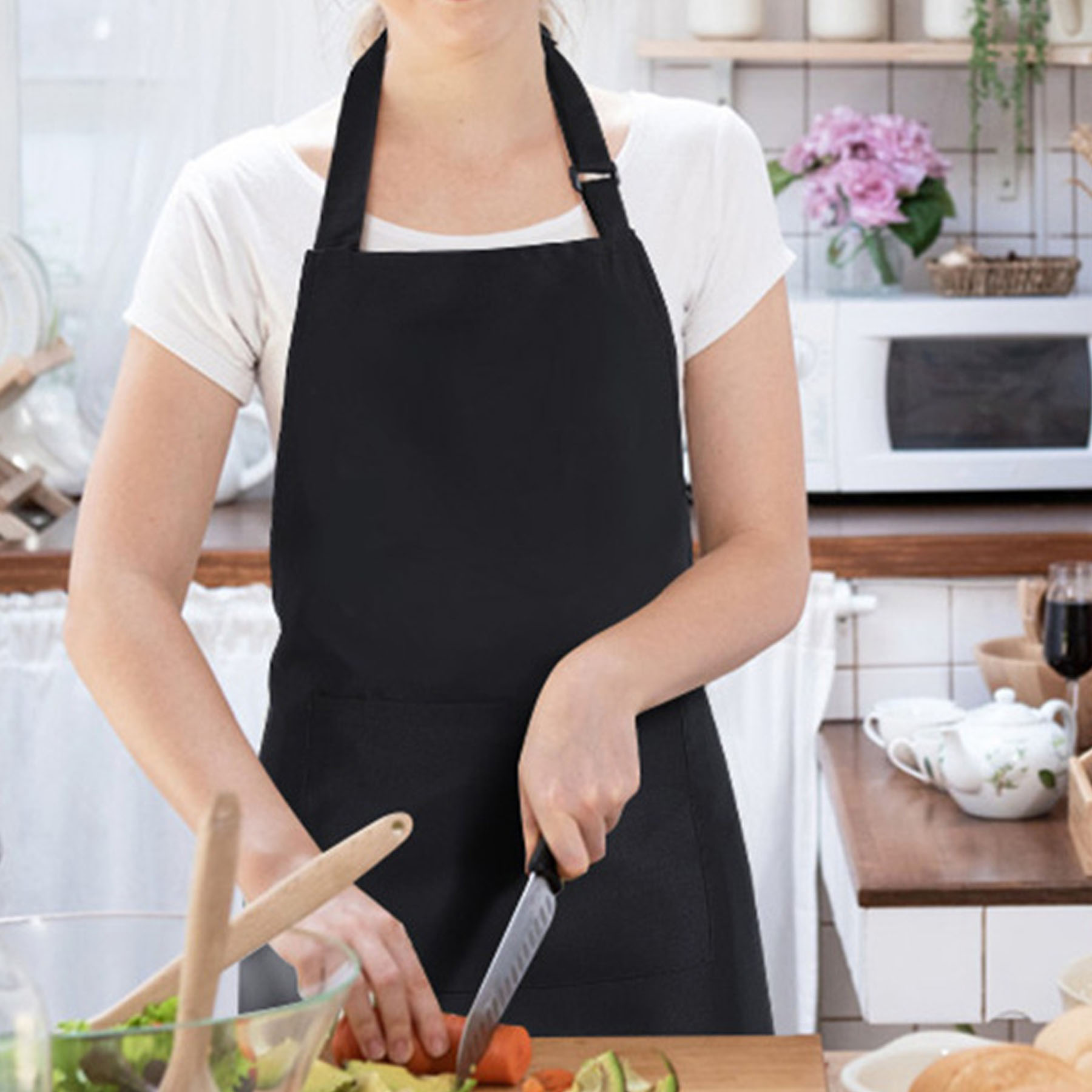 Solid Color Apron 4