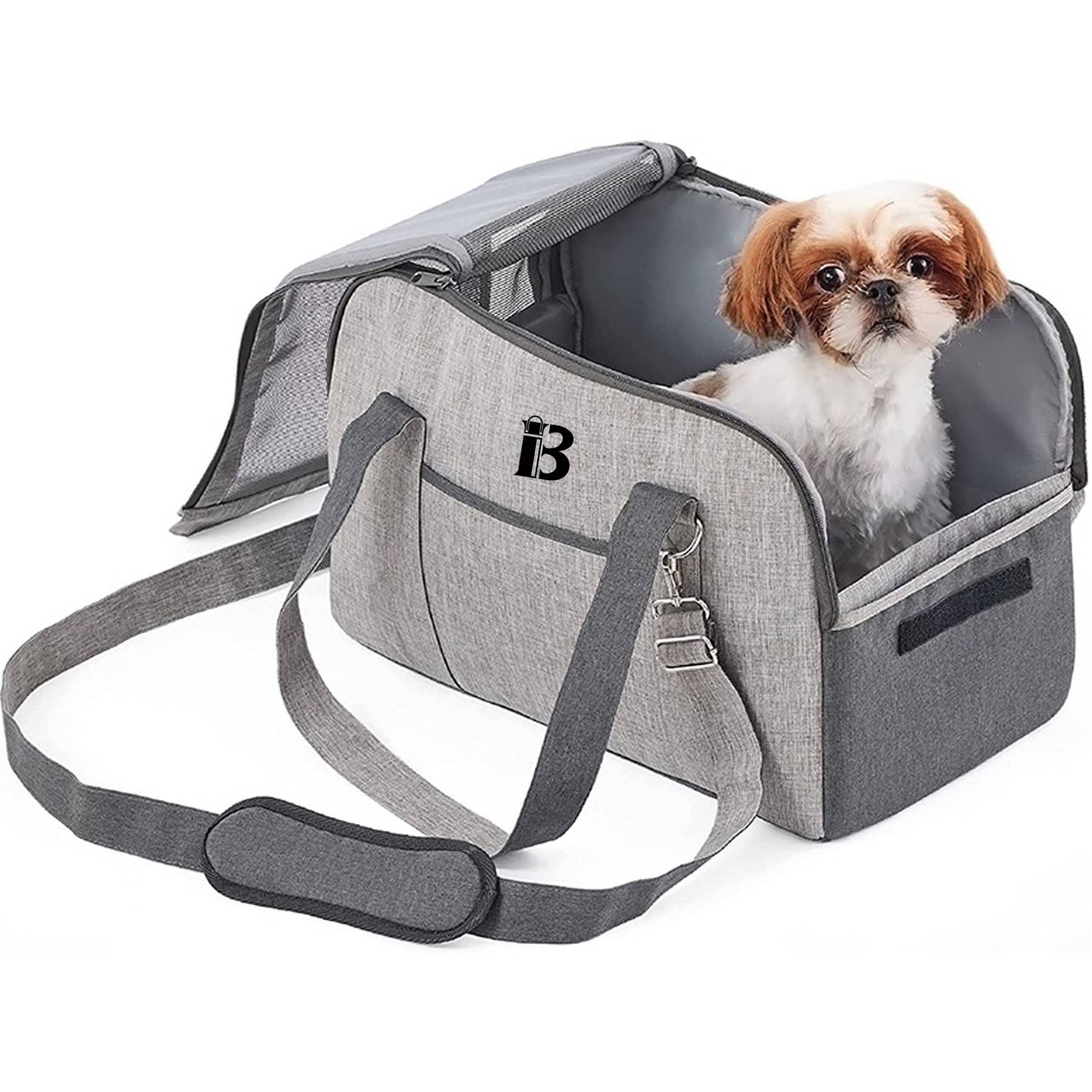 Canvas Dog Carrier Crossbody Bag Handbag 6