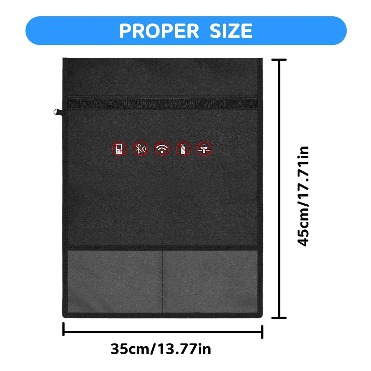 RFID Signal Blocking Bag For Privacy Protection, 3