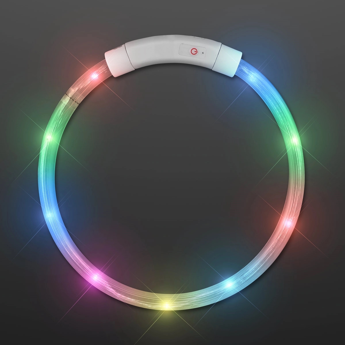 Bright Light Up Dog Collar, Rechargeable 5