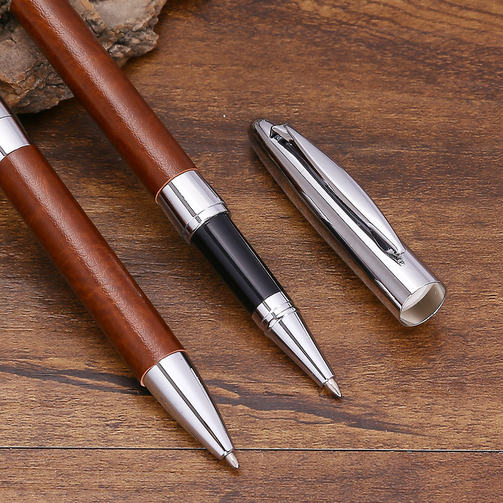 Leather 4-Piece Office Gift Set 8