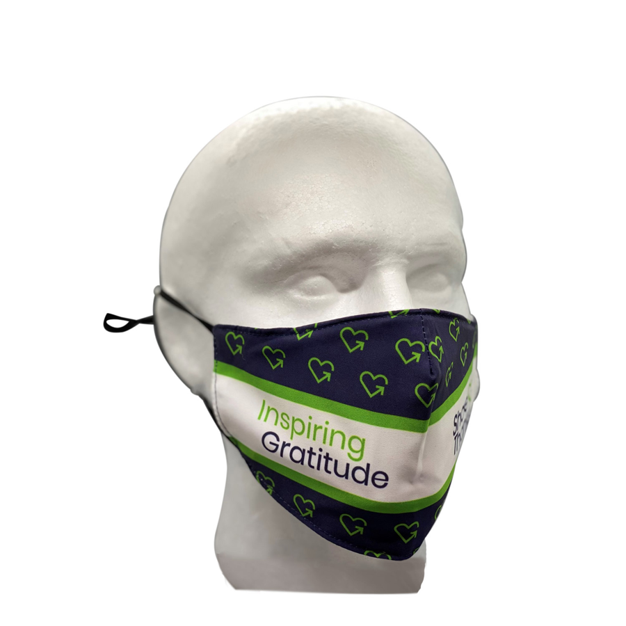 2-Ply Icy Cool Face Mask with Adjustable Ear Loops -