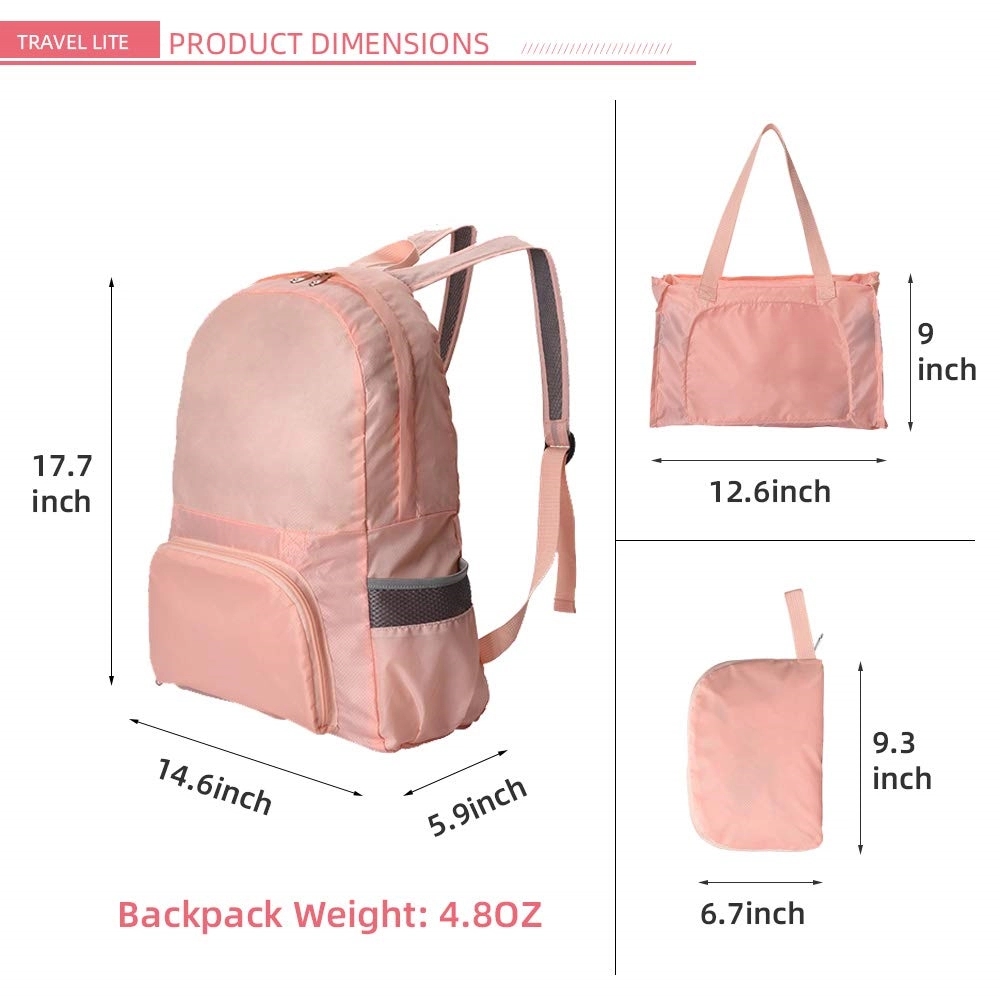 3 In 1 Foldable Lightweight Backpack 5